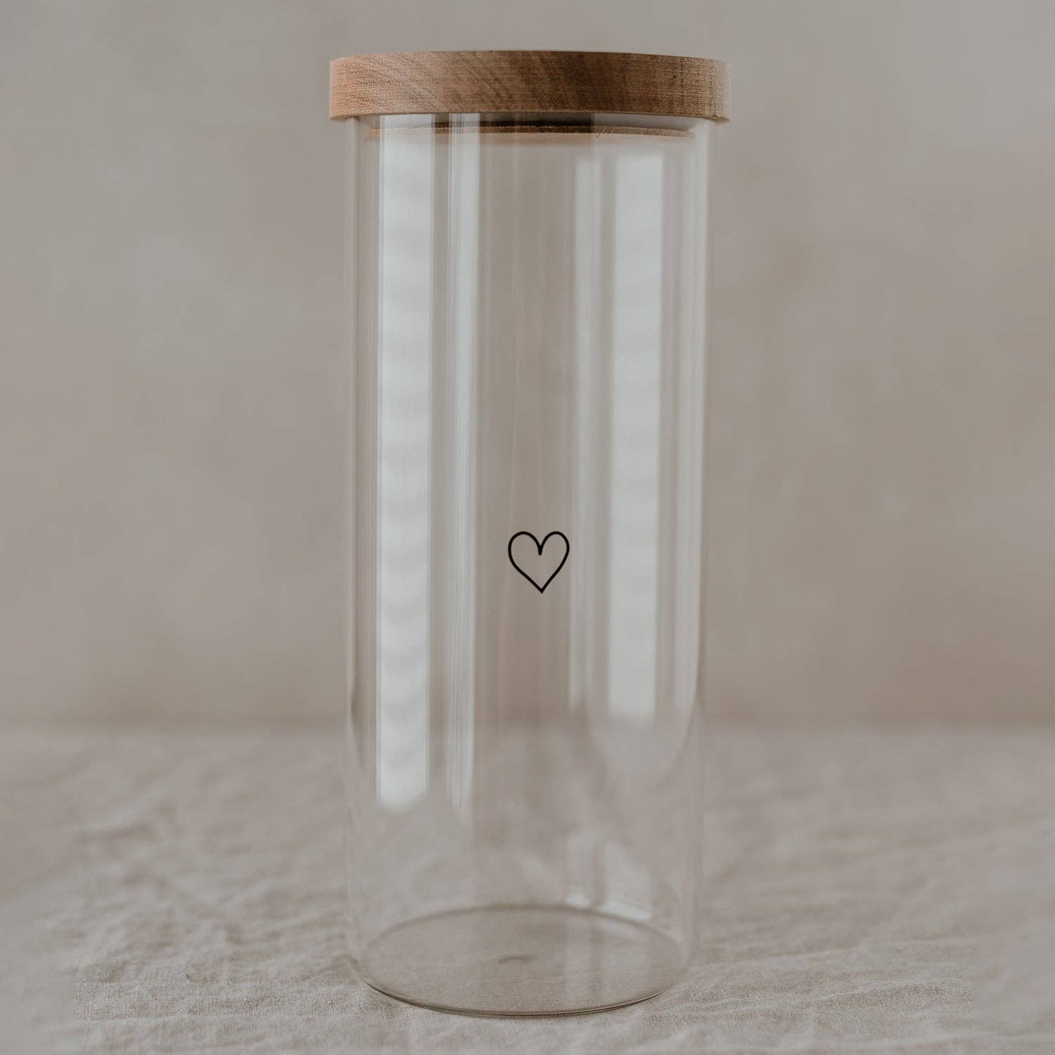Vorratsglas Herz 25cm
