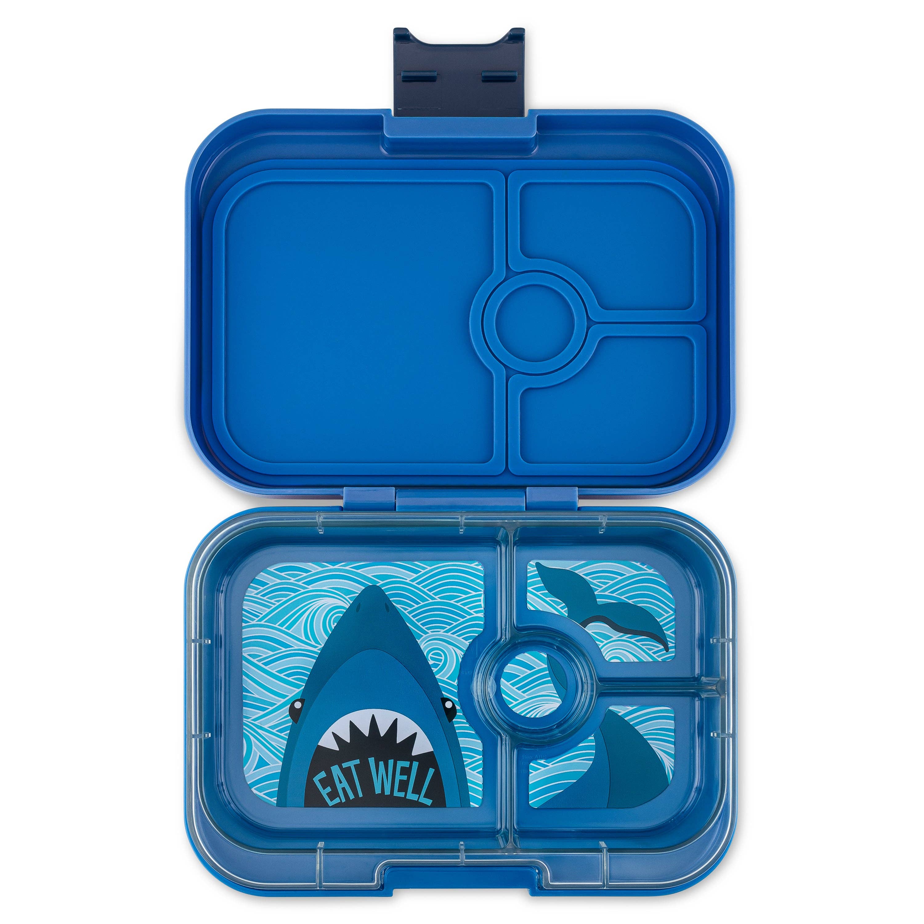 Auslaufsichere Bento Box, Surf Blue Shark Tray
