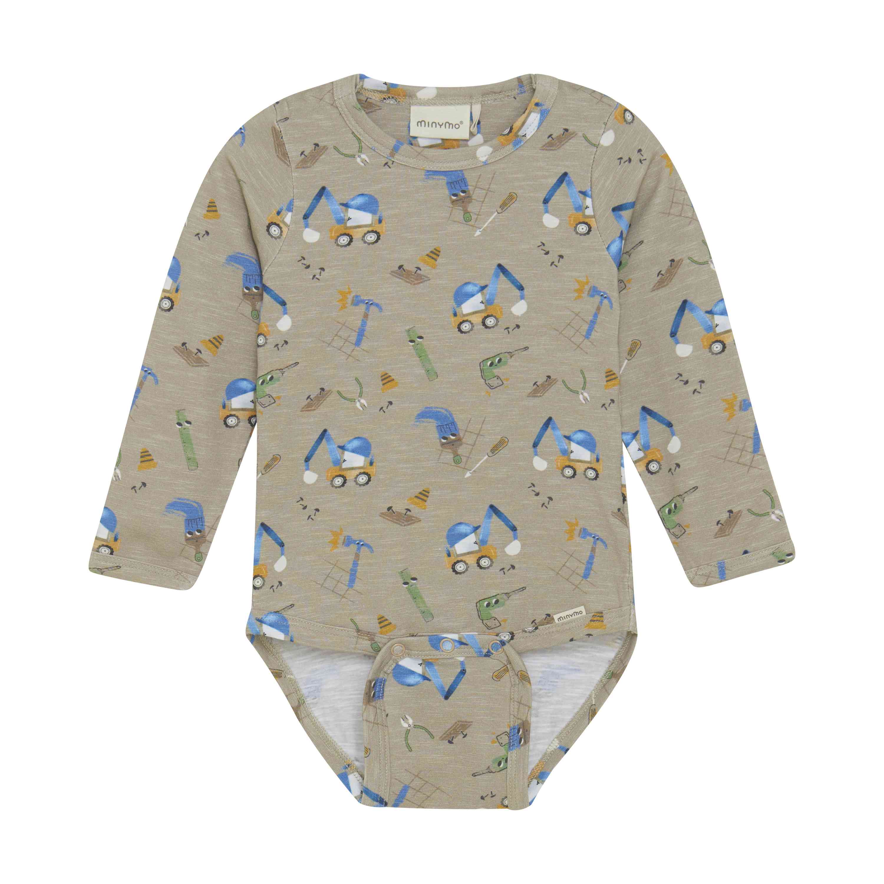 Body mit Bagger-Print