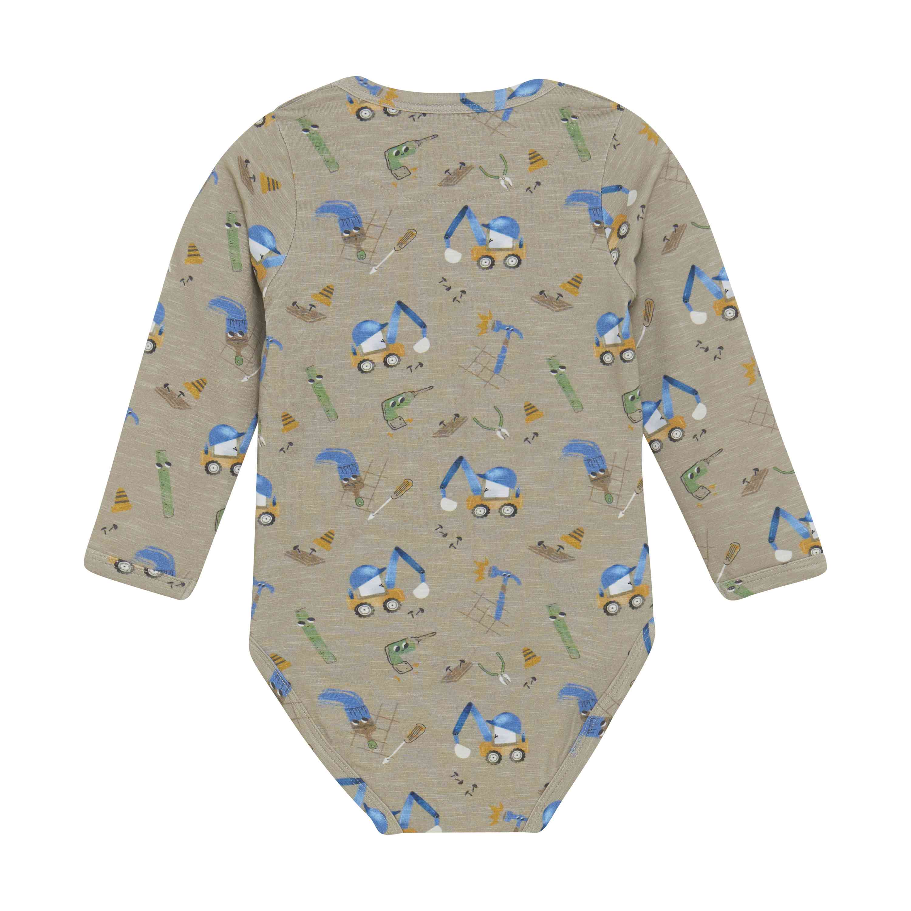 Body mit Bagger-Print