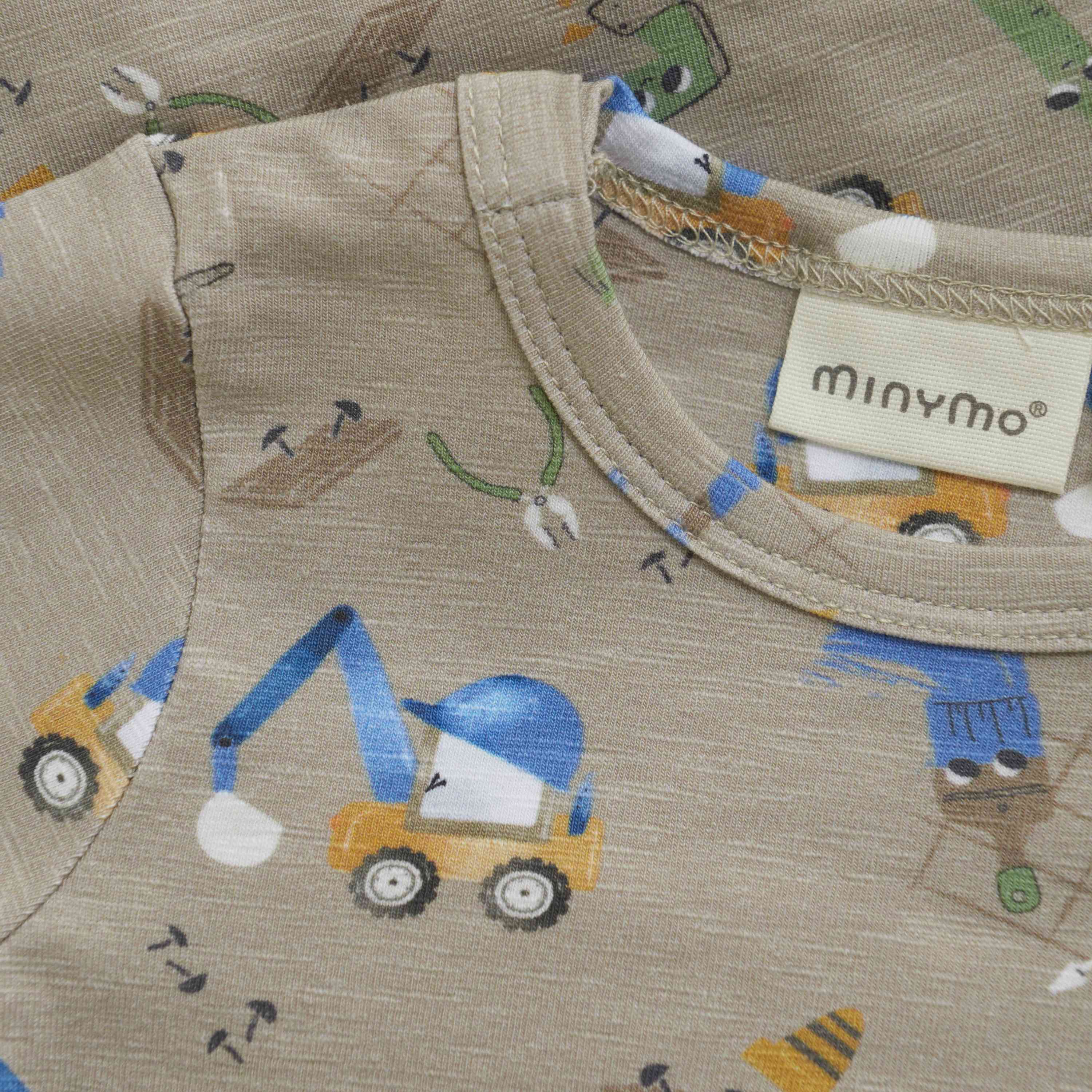 Body mit Bagger-Print