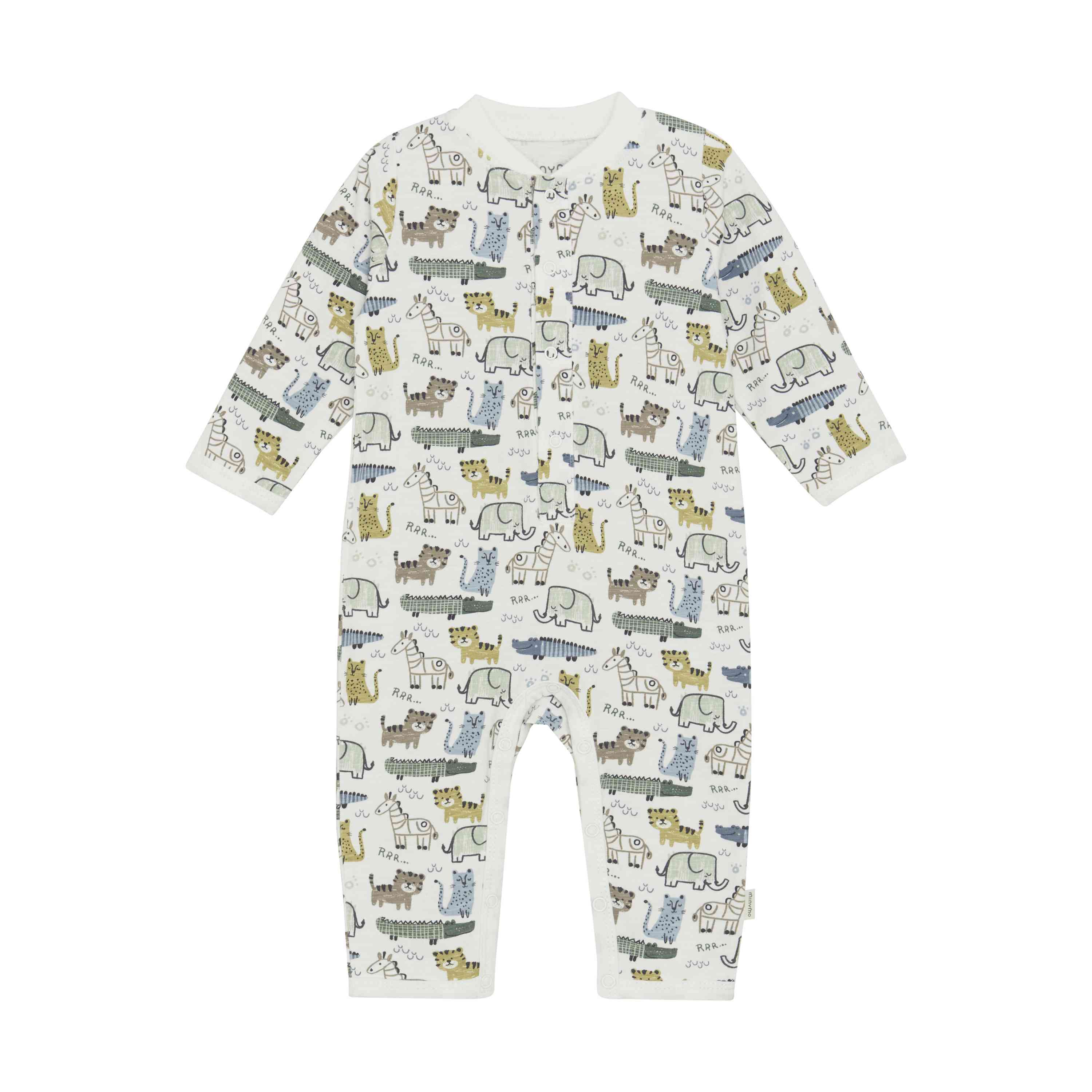 Langarm-Strampler Safari