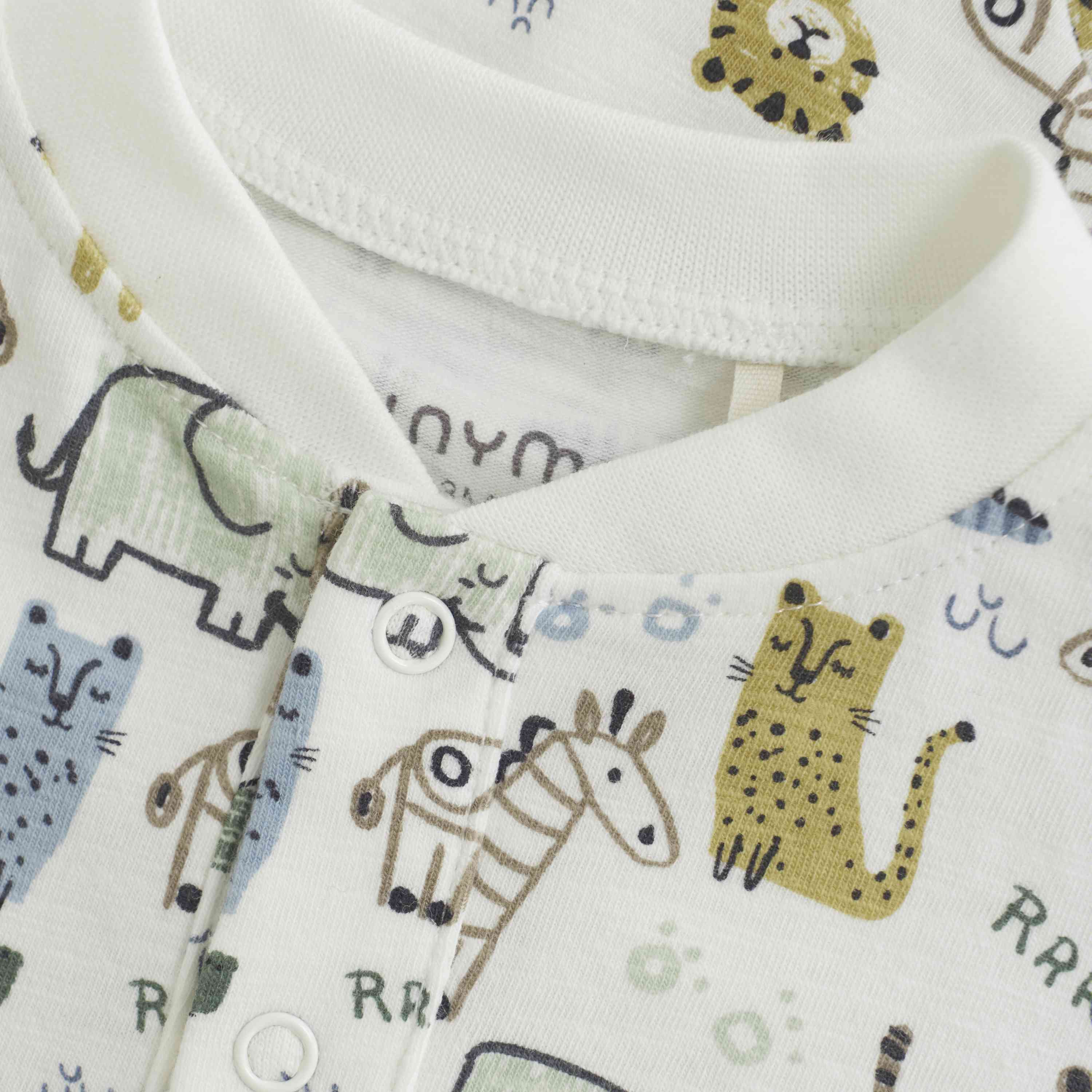 Langarm-Strampler Safari