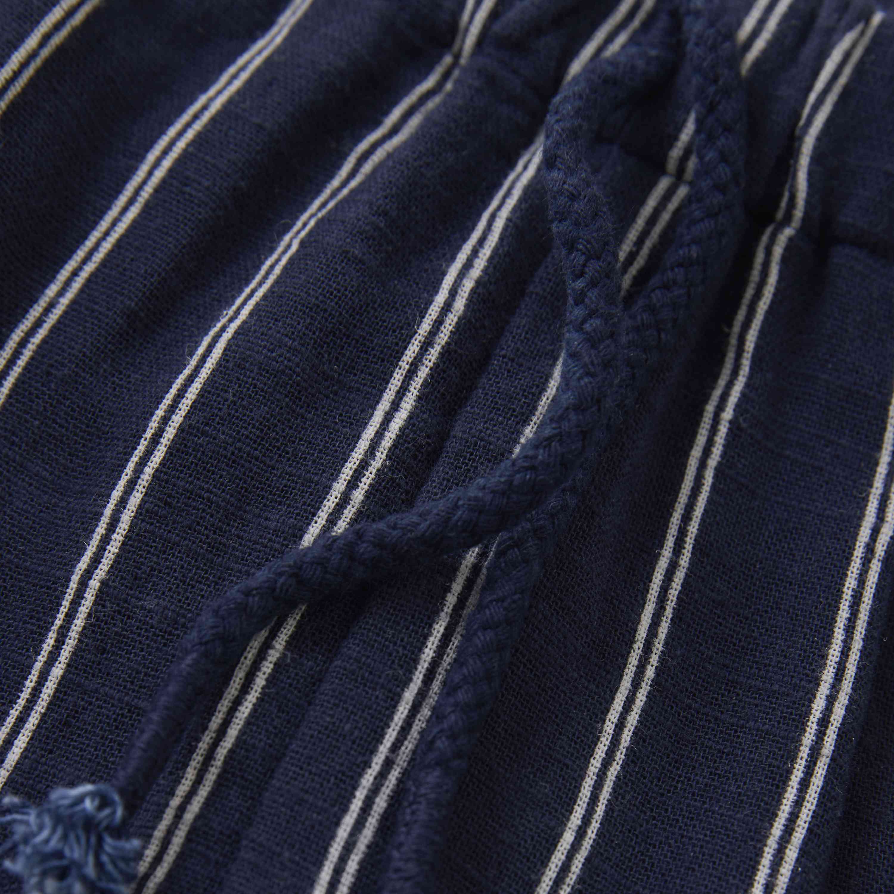 Gestreifte Hose blau