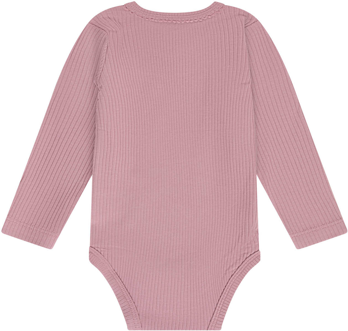 Body Langarm Bambus-Viskose Rippstrick – Nostalgia Rose - nila kids