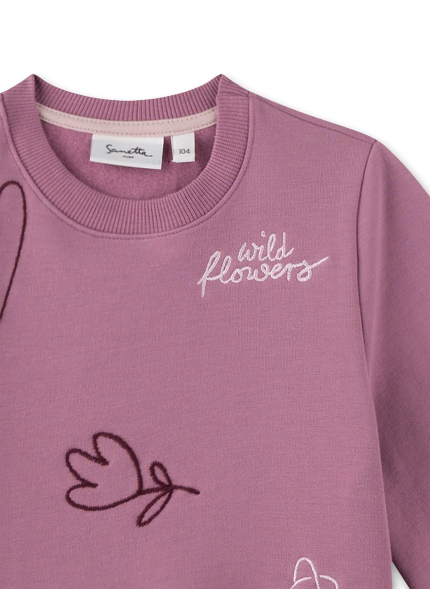 Sweatshirt GOTS lila