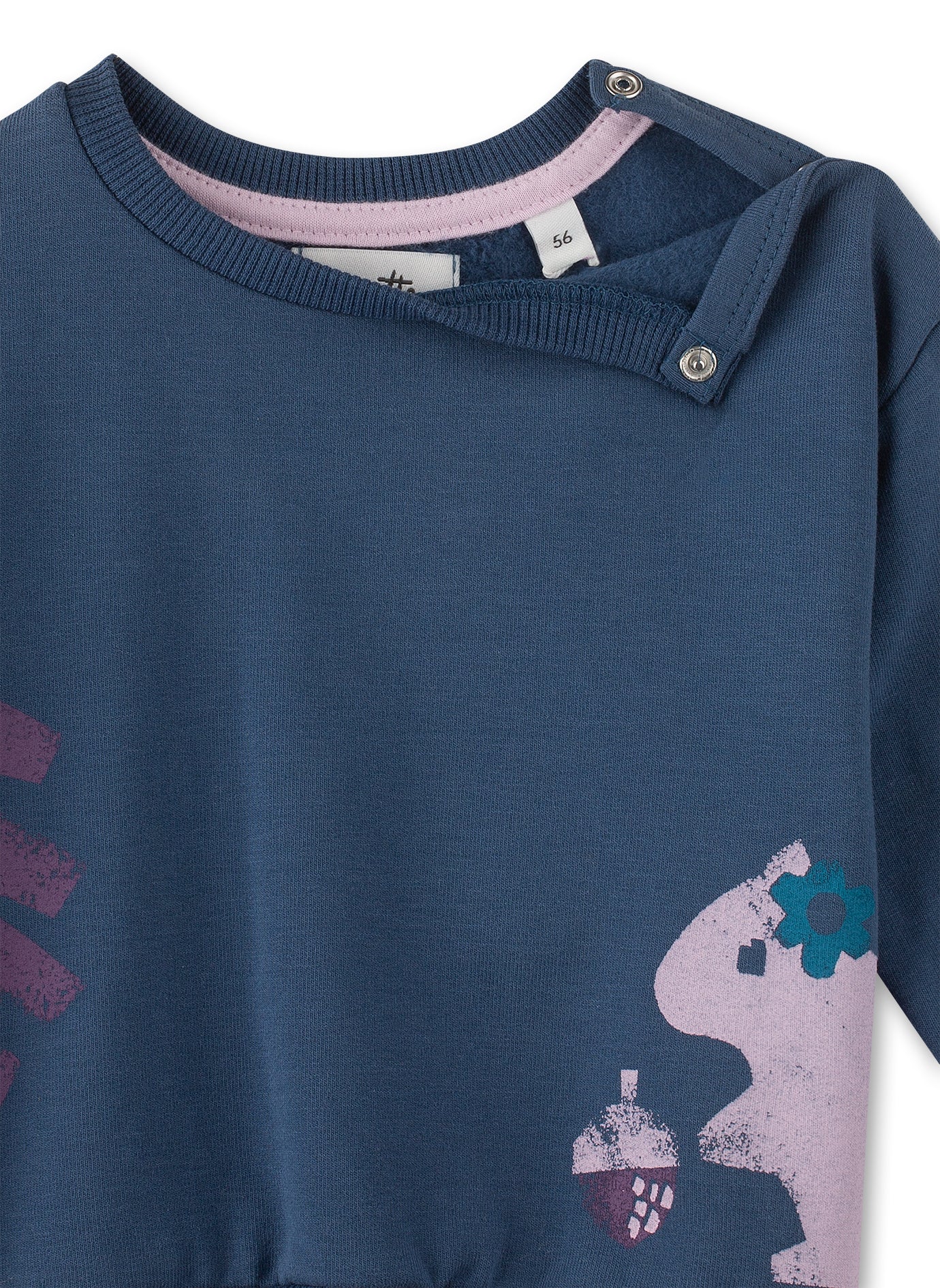 Sweatshirt Eichhörnchen Blau