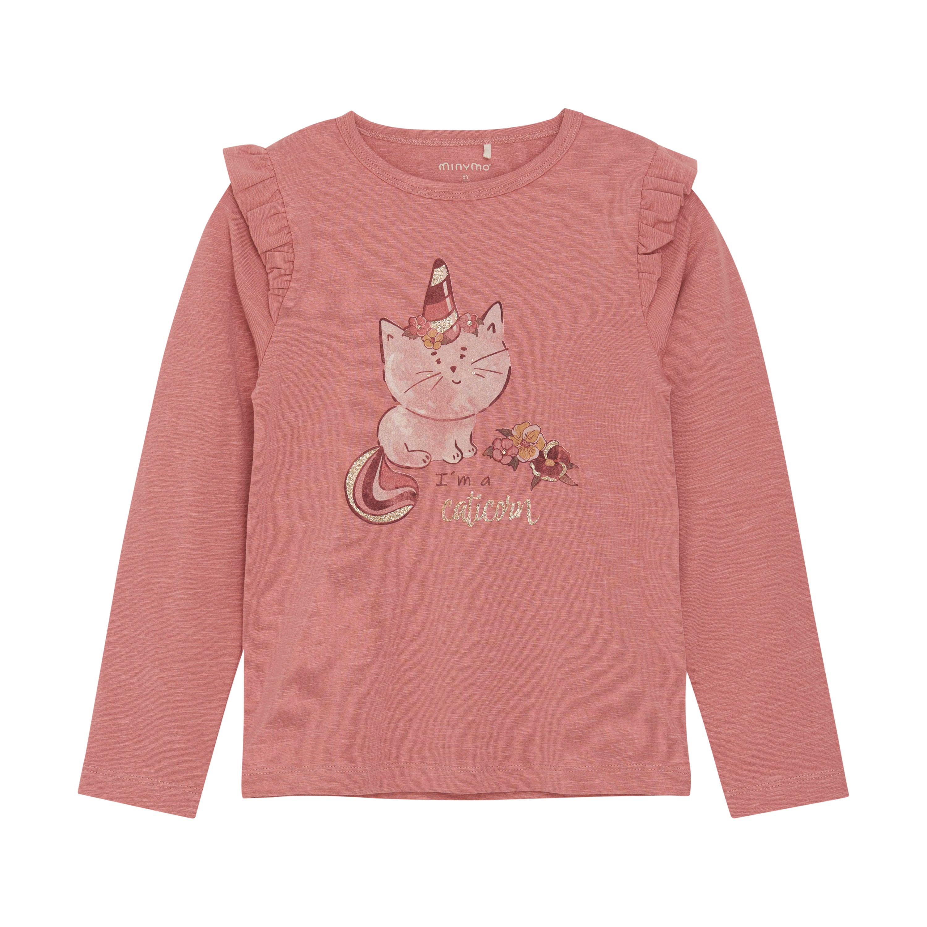 Langarm Shirt Katze