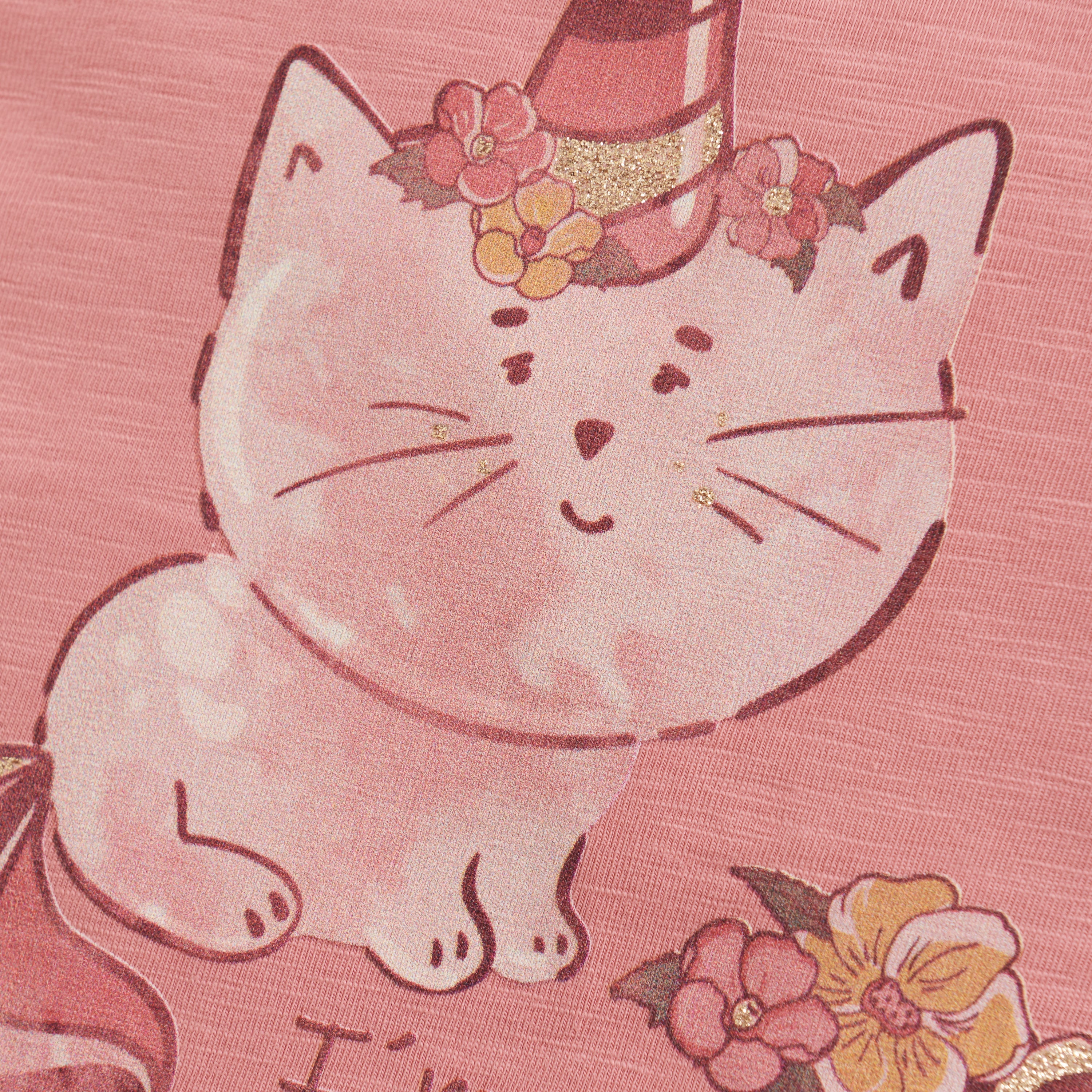 Langarm Shirt Katze