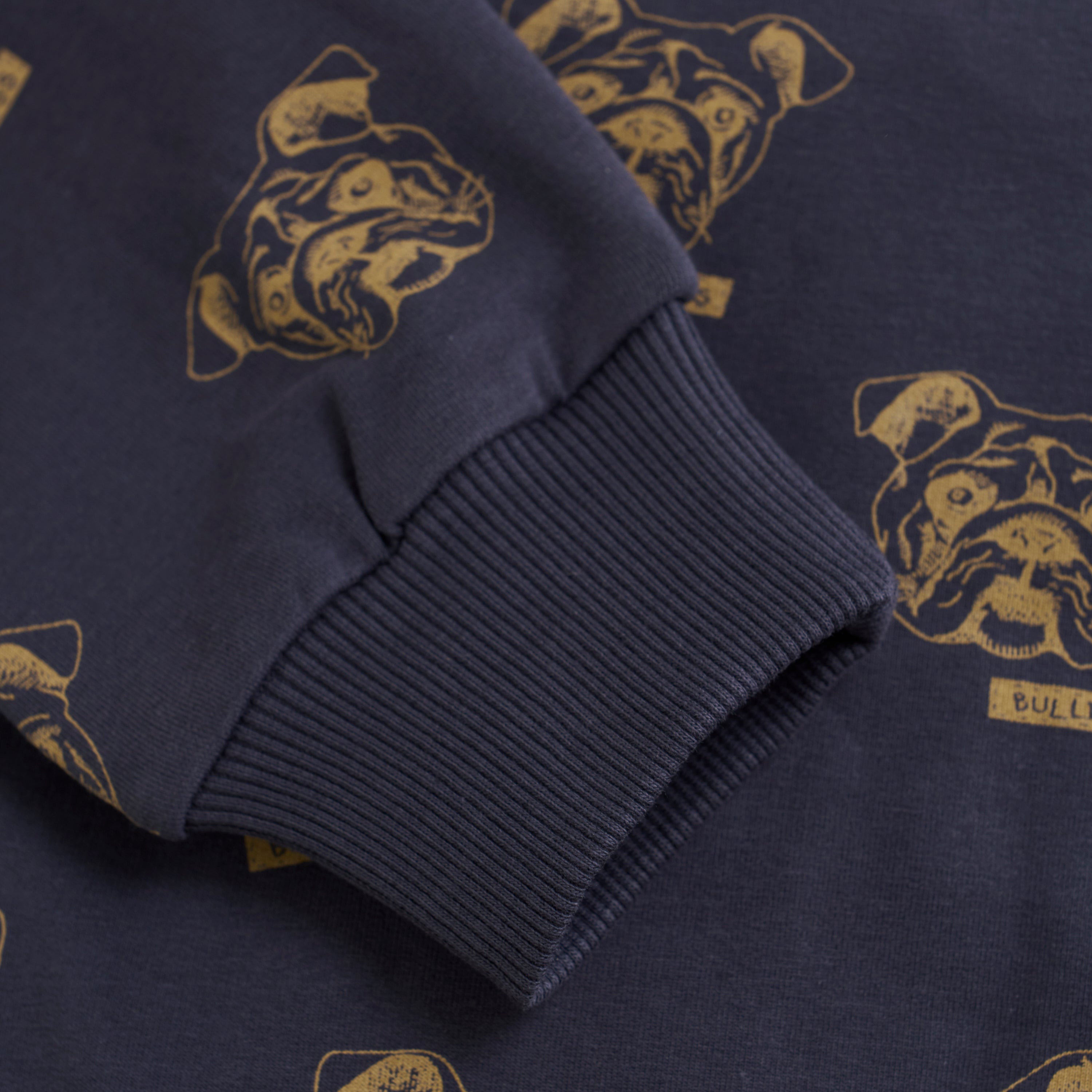 Pullover Hundeaufdruck GOTS