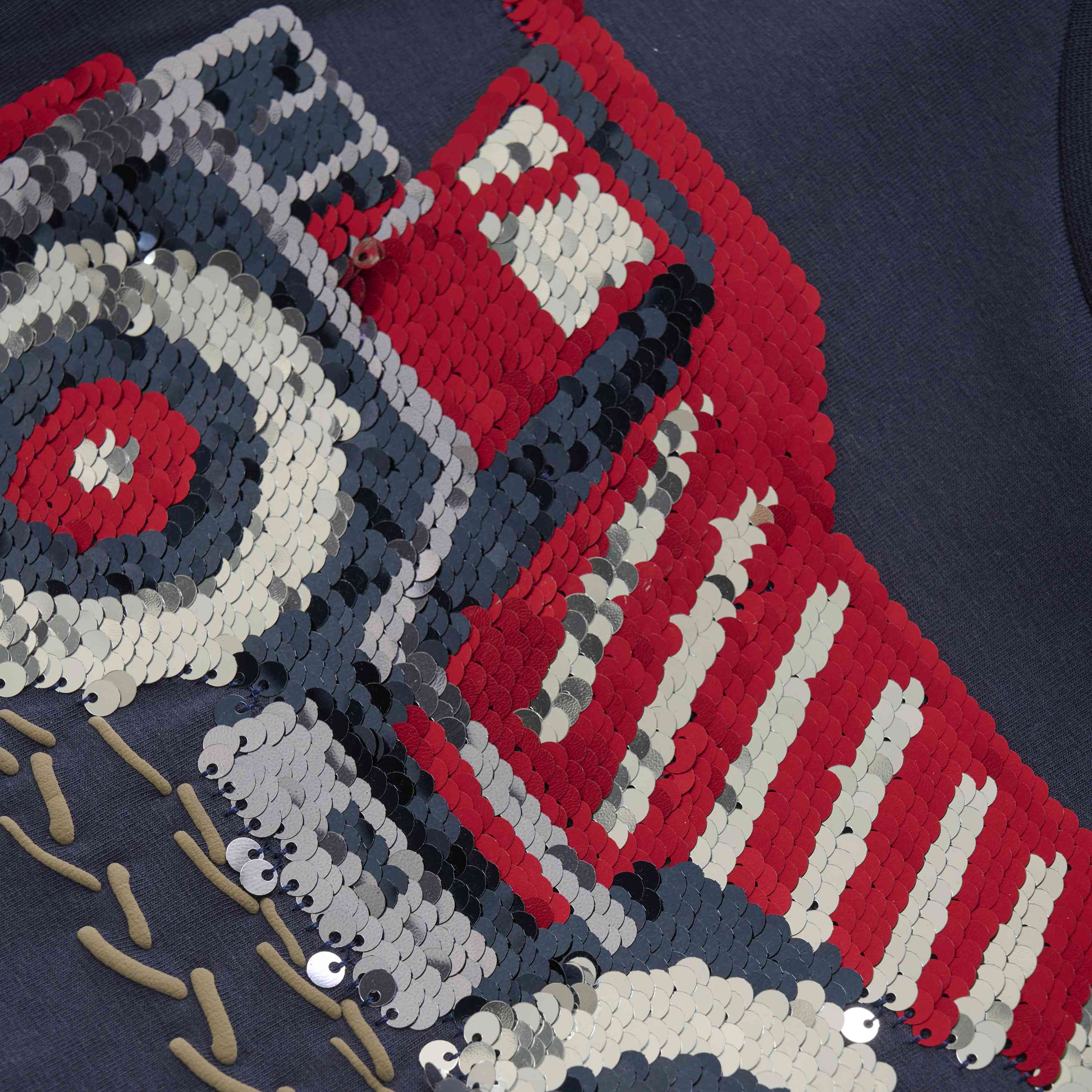 T-Shirt mit Pailletten-Lastwagen