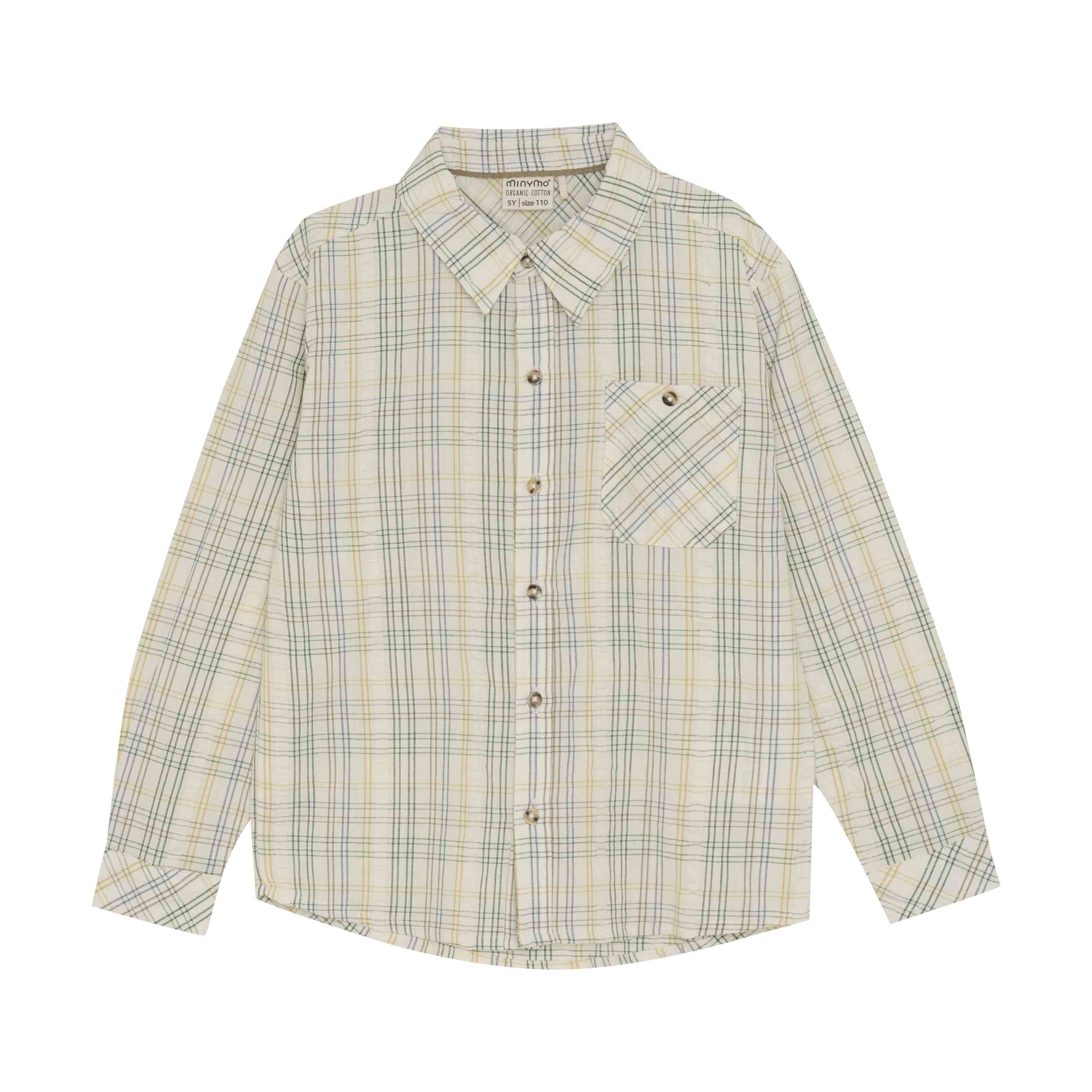 Langarm-Hemd kariert