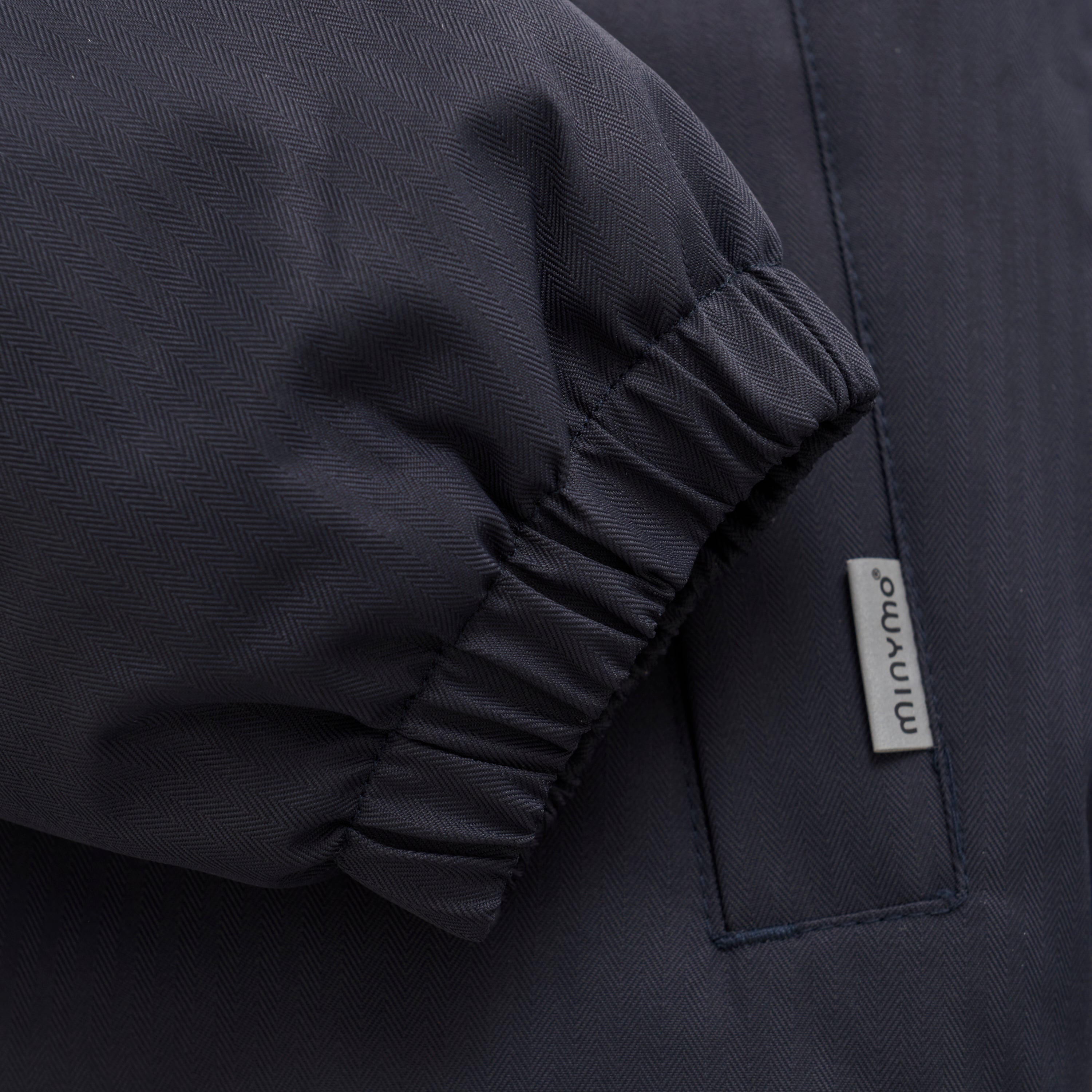 Winterjacke blau mit abnehmbare Kapuze