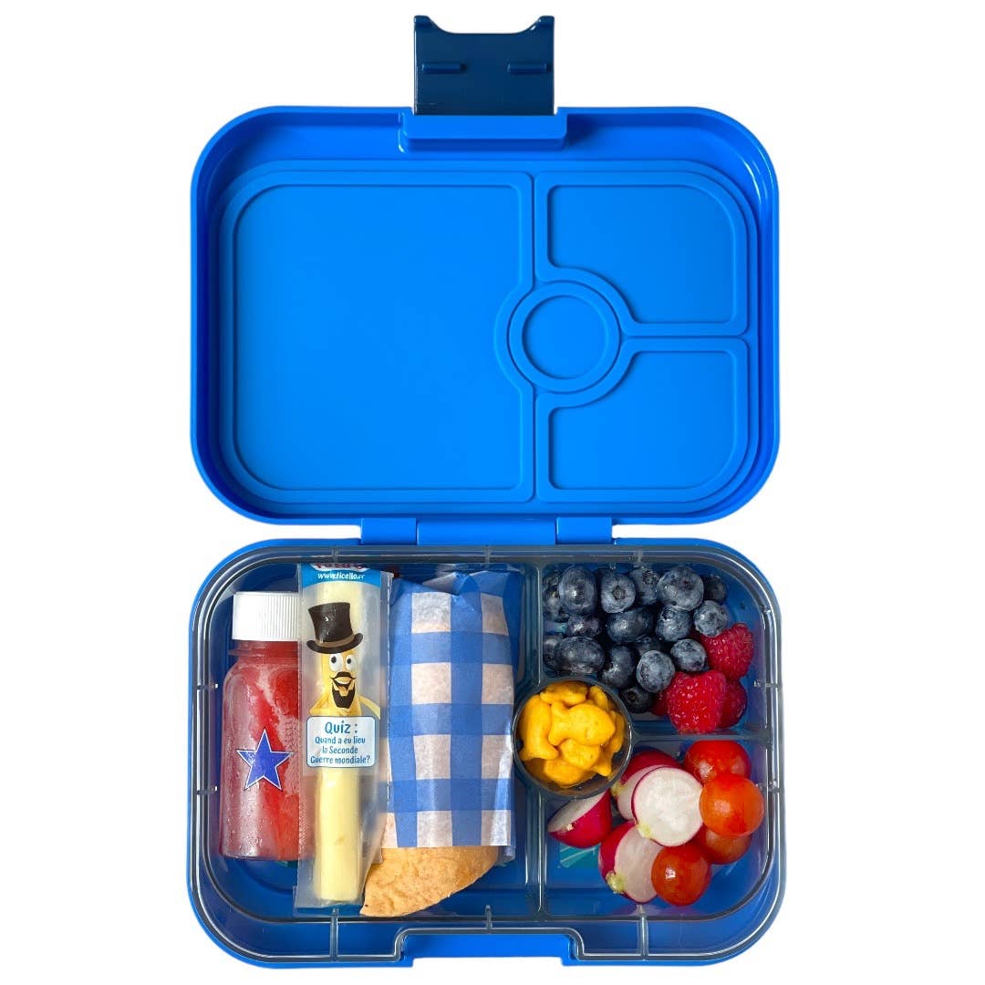 Auslaufsichere Bento Box, Surf Blue Shark Tray