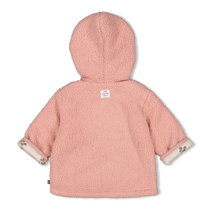 Plüschjacke wendbar