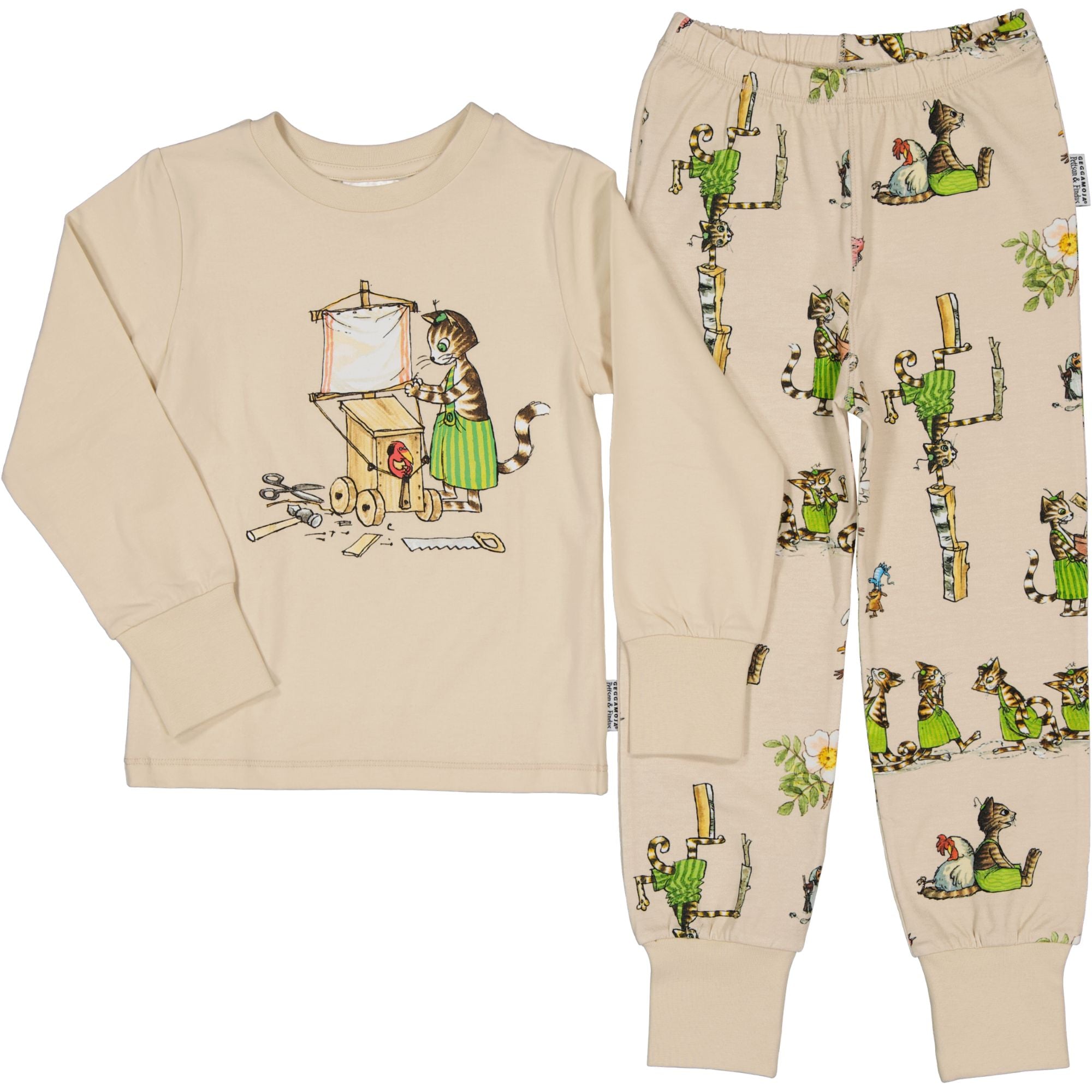 Pyjama Pettersson & Findus Beige - nila kids