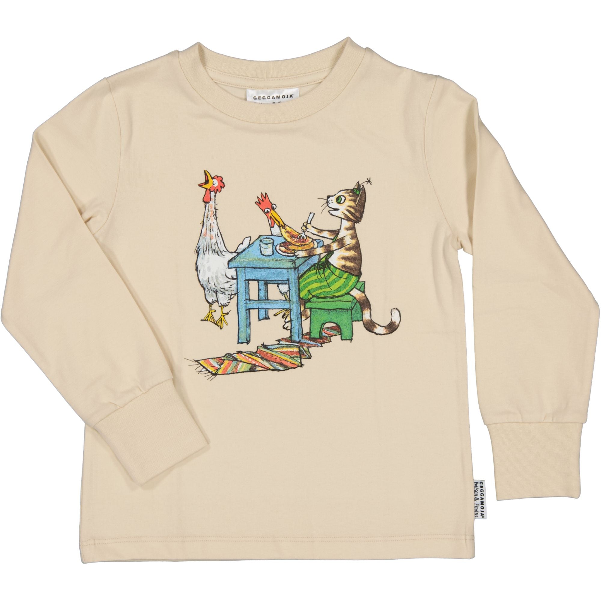 Langarmshirt Pettersson & Findus Beige - nila kids