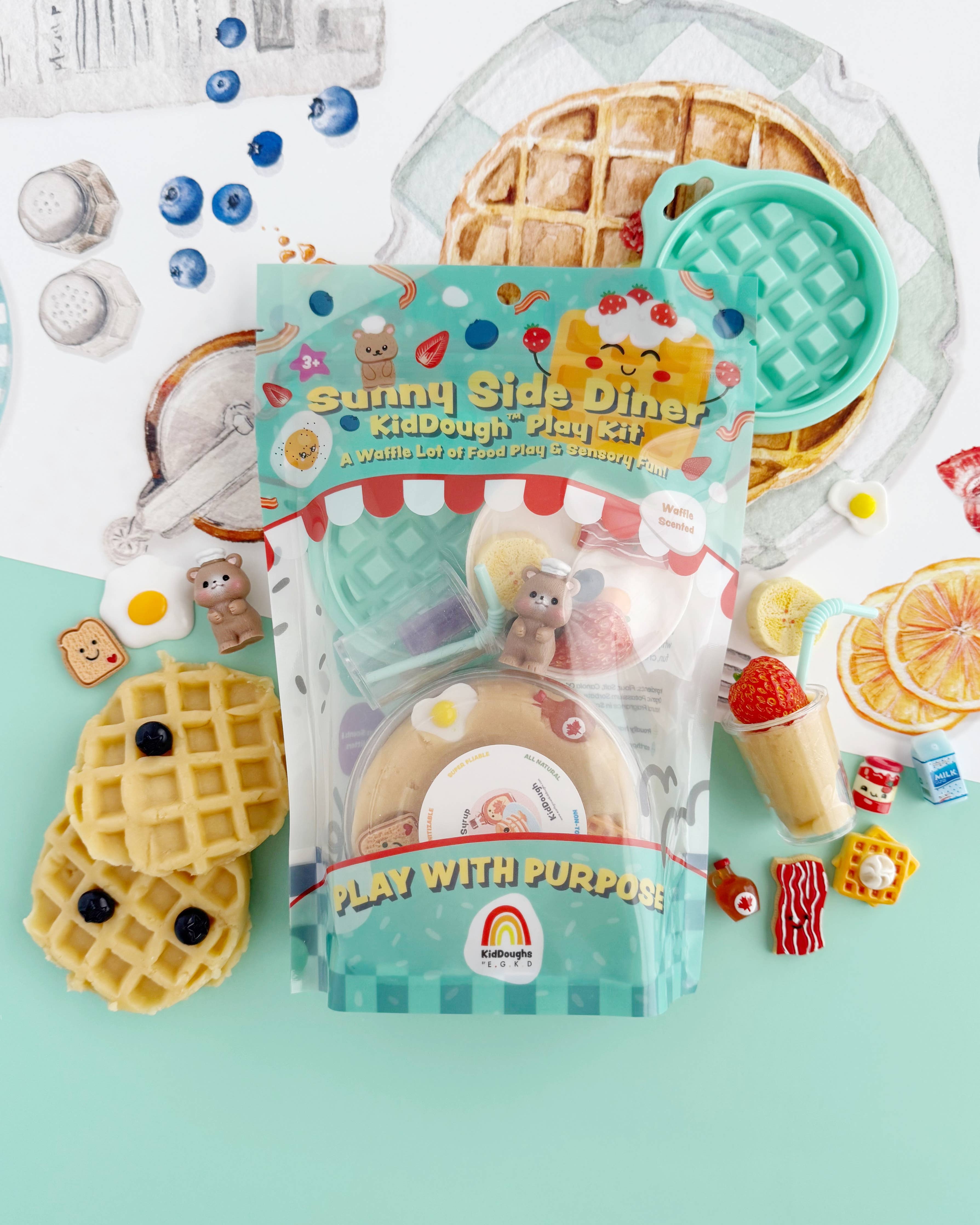 Sunny Side Diner KidDough Spielset