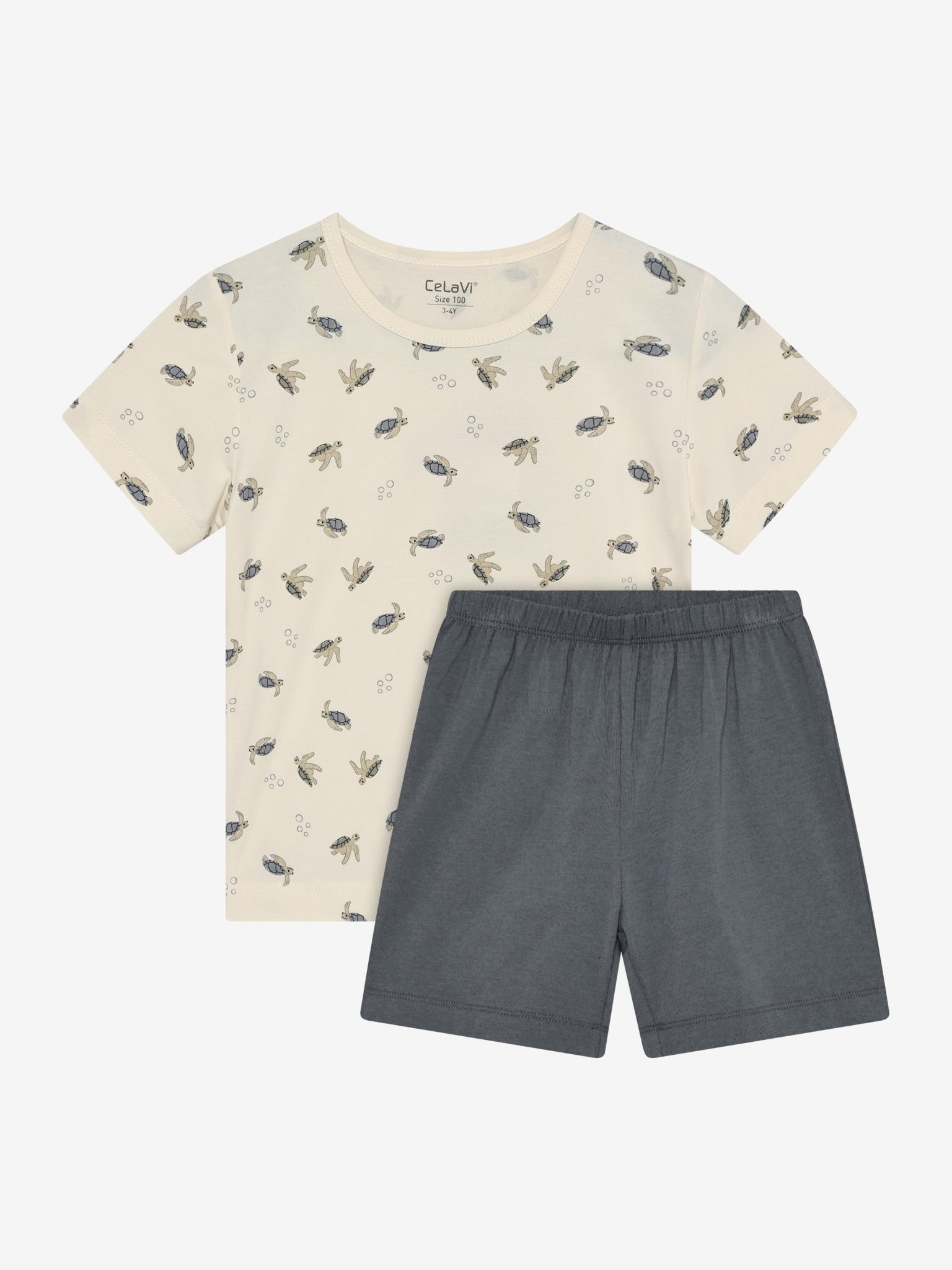 Summer Pyjamas Set Schildkröten aus Bambus - nila kids