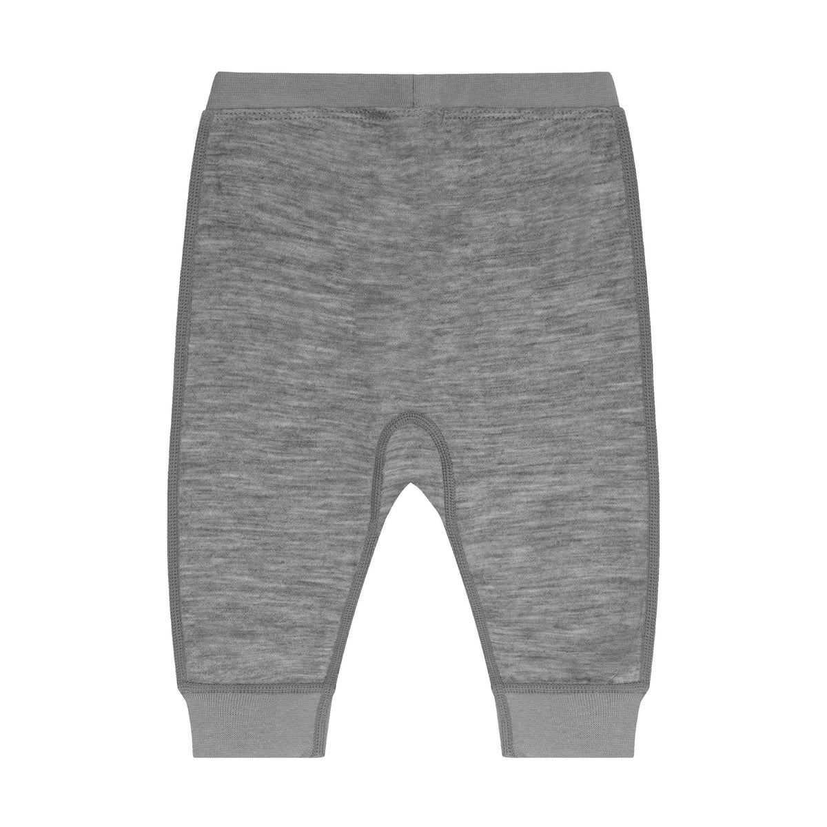 Winter Pumphose Uni Wolle/Bambus – Grau Melange