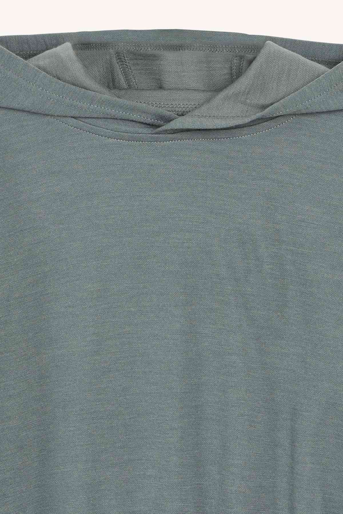 Sanu - Sweatshirt Wolle/Bambusviskose blau