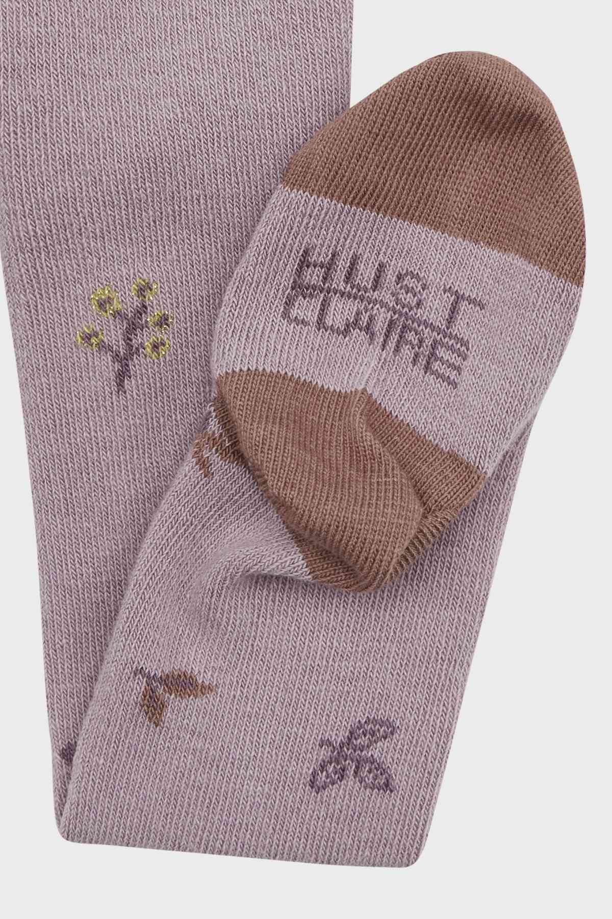 HCFrankie - Strumpfhosen Blumen lila