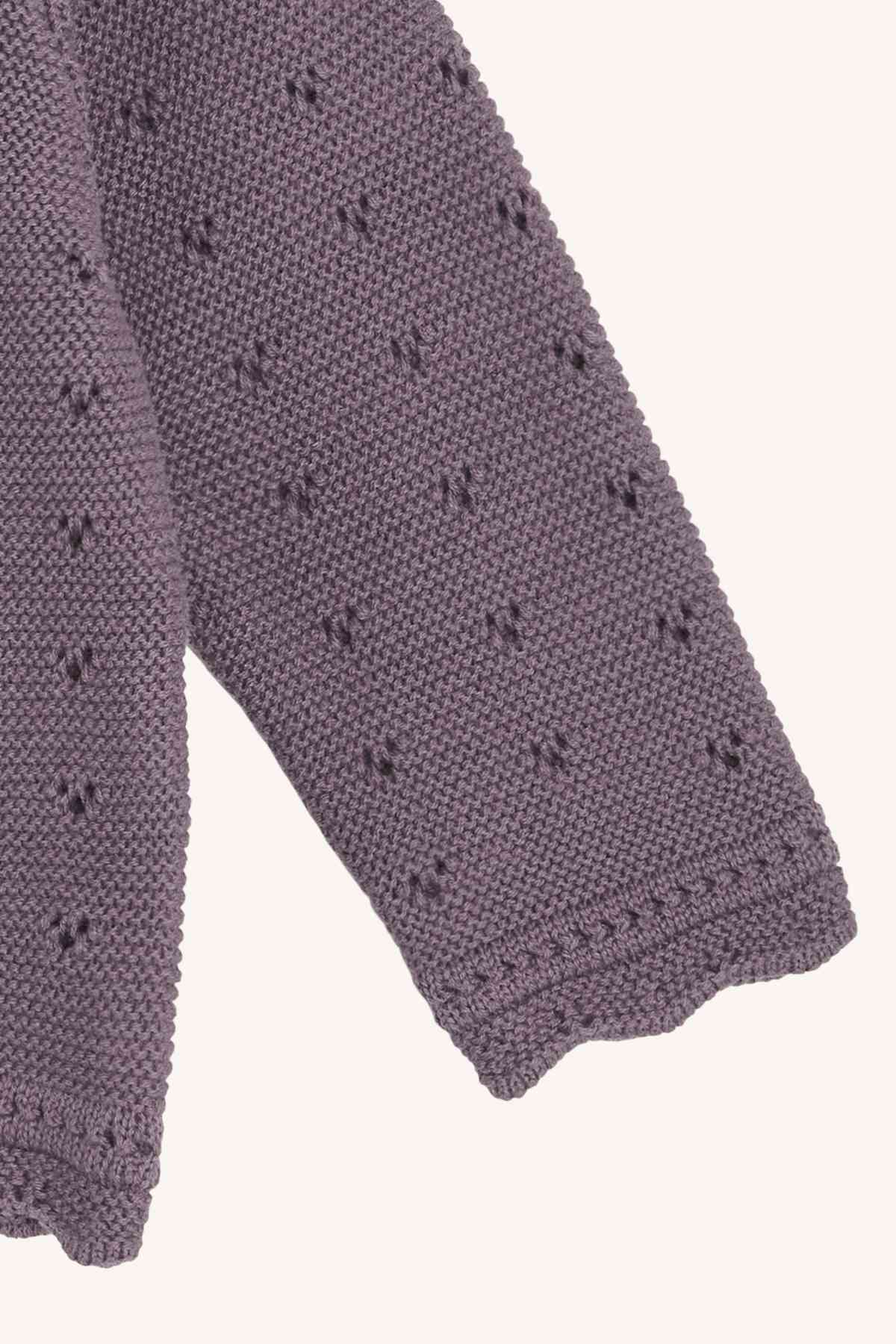 HCCaren - Cardigan Strick mit Lochmuster