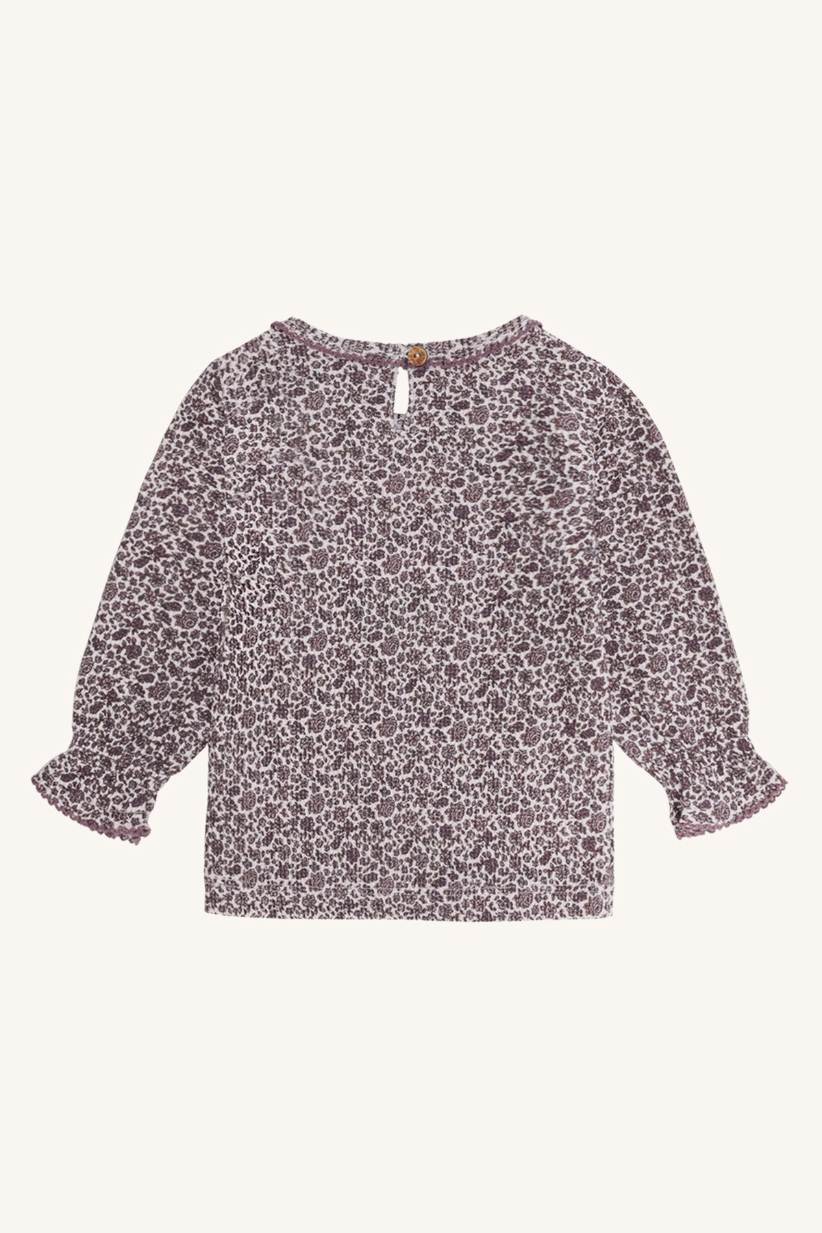 HCAriella - Langarmshirt Waffelpiqué Blumenmuster