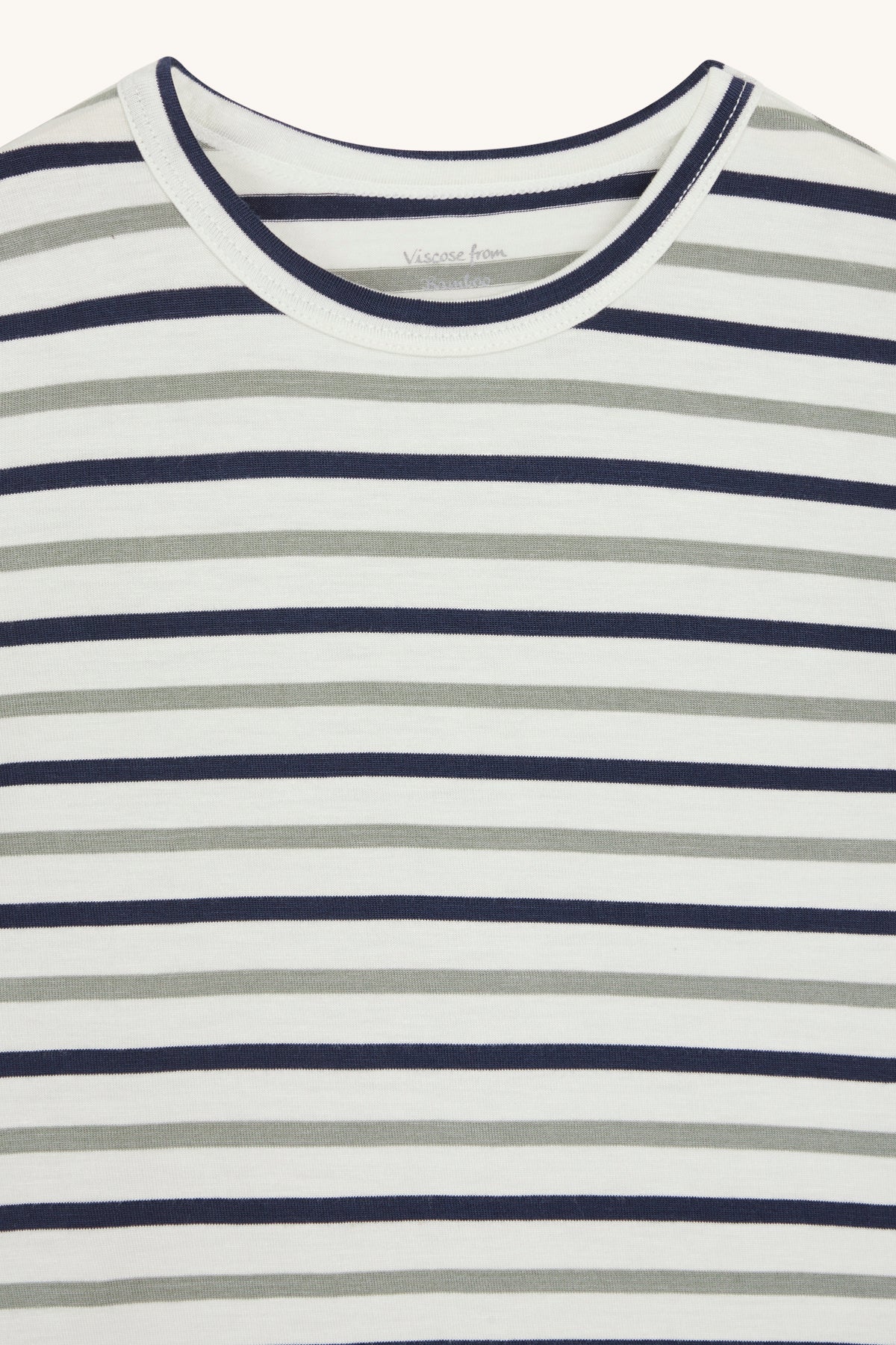 T-Shirt „HCAustin“ – Gestreift, aus Bambusviskose