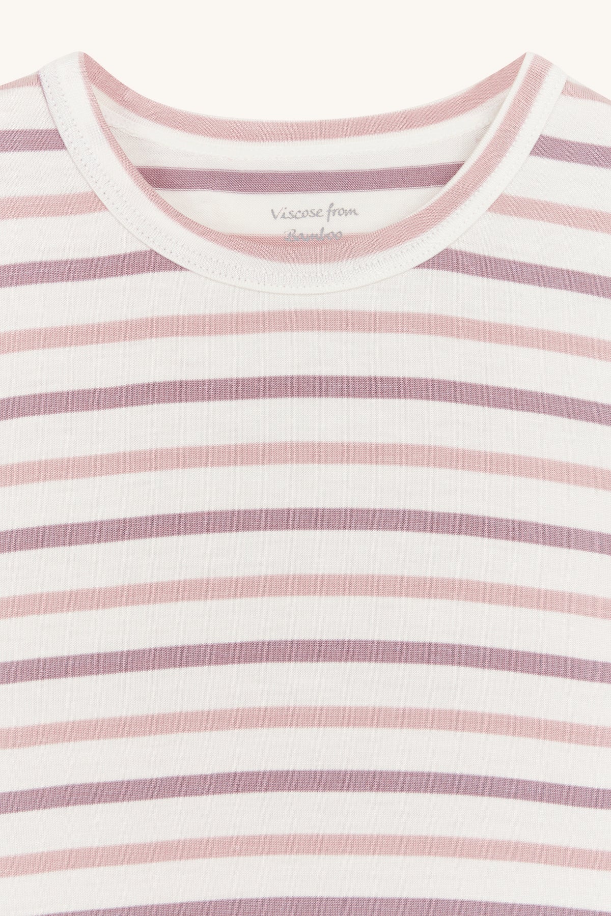 T-Shirt „HCAustin“ – Gestreift, aus Bambusviskose