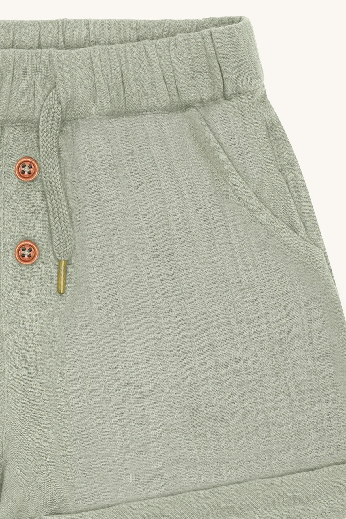 HCHaggi Muslin Shorts Iceberg - nila kids