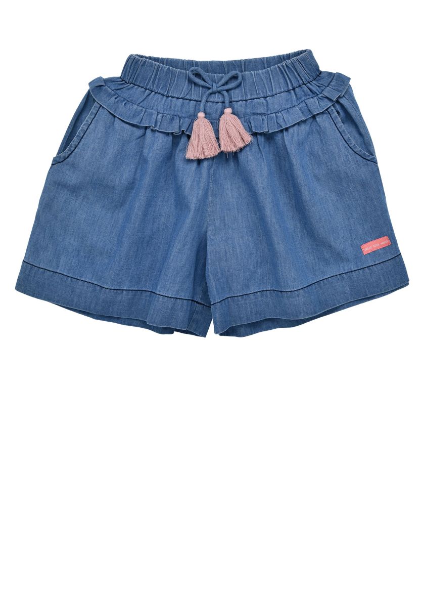 Hosenrock in Jeansoptik – luftig, verspielt & bequem | 100 % Baumwolle