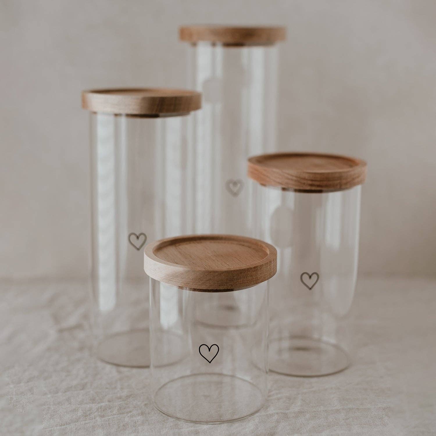 Vorratsglas Herz 25cm