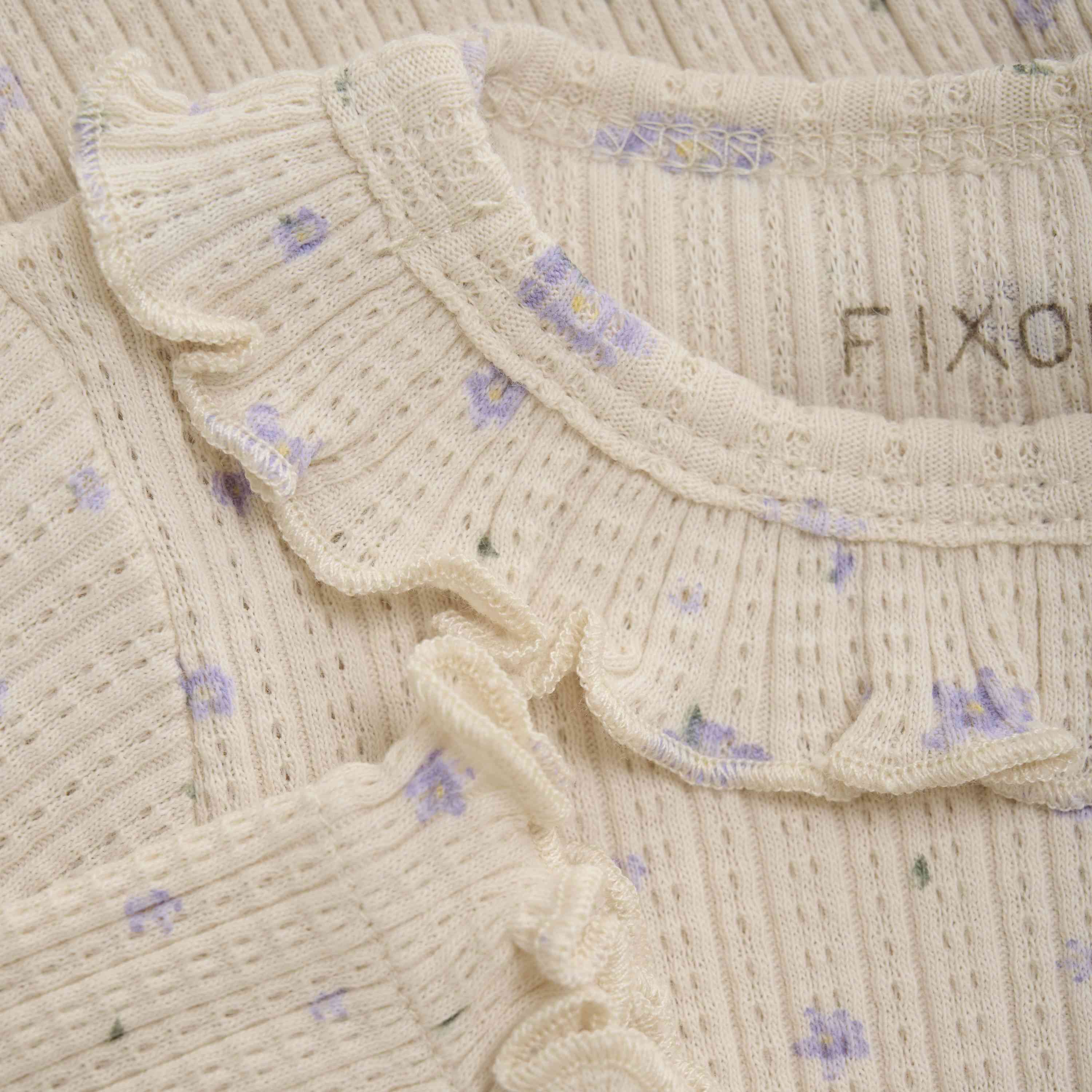 Fixoni - Body langarm Pointelle - nila kids