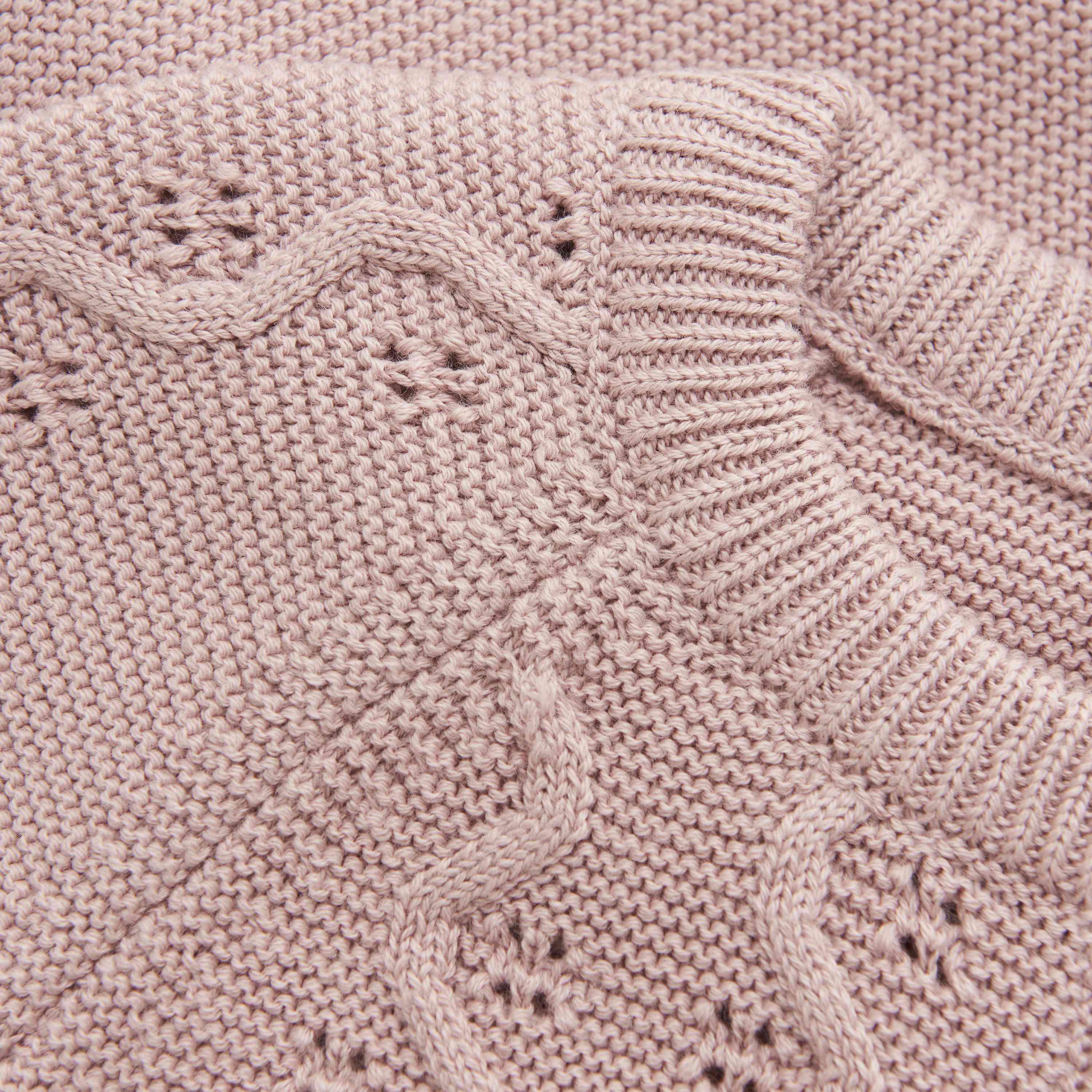 Strickjacke rosa GOTS