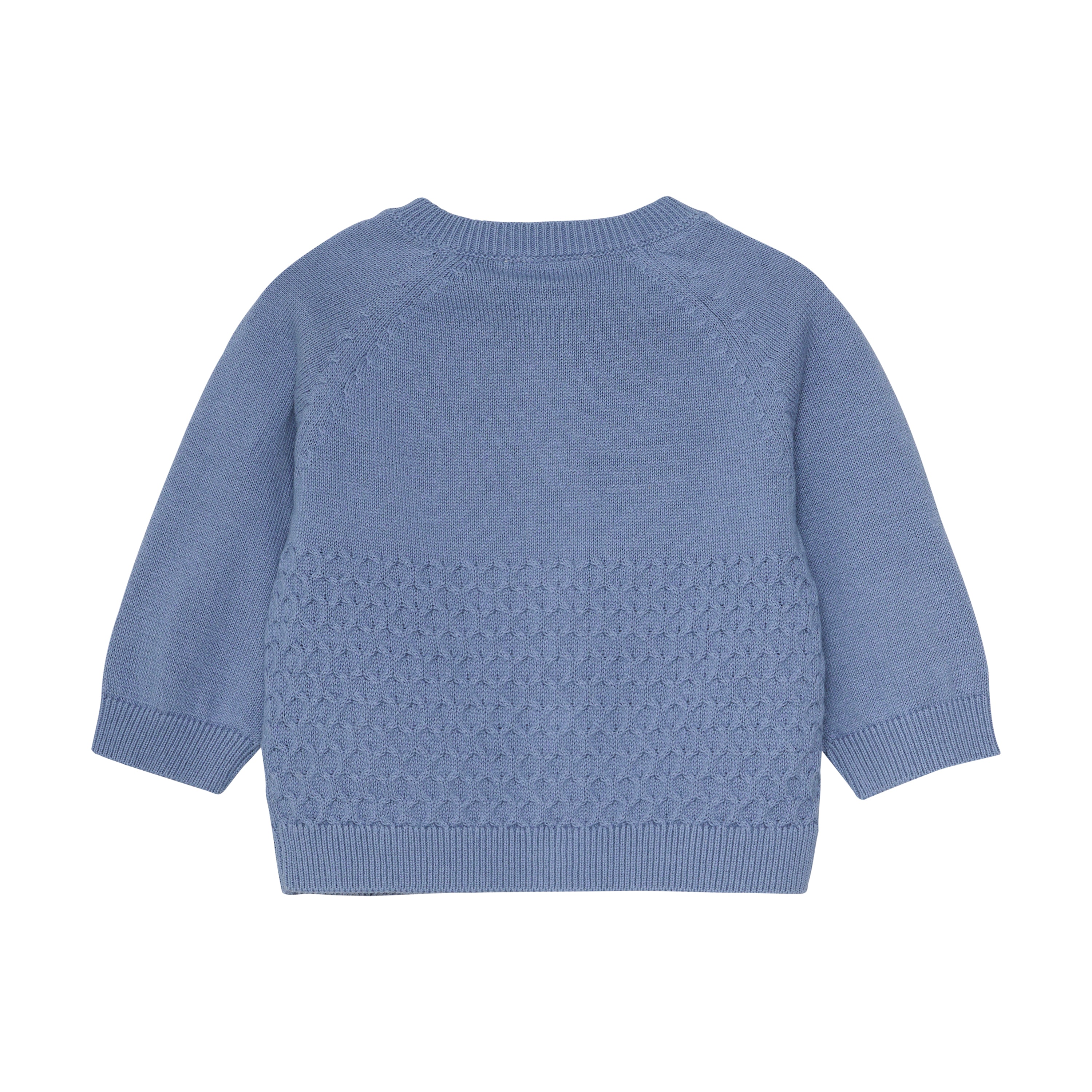 Cardigan gestrickt blau