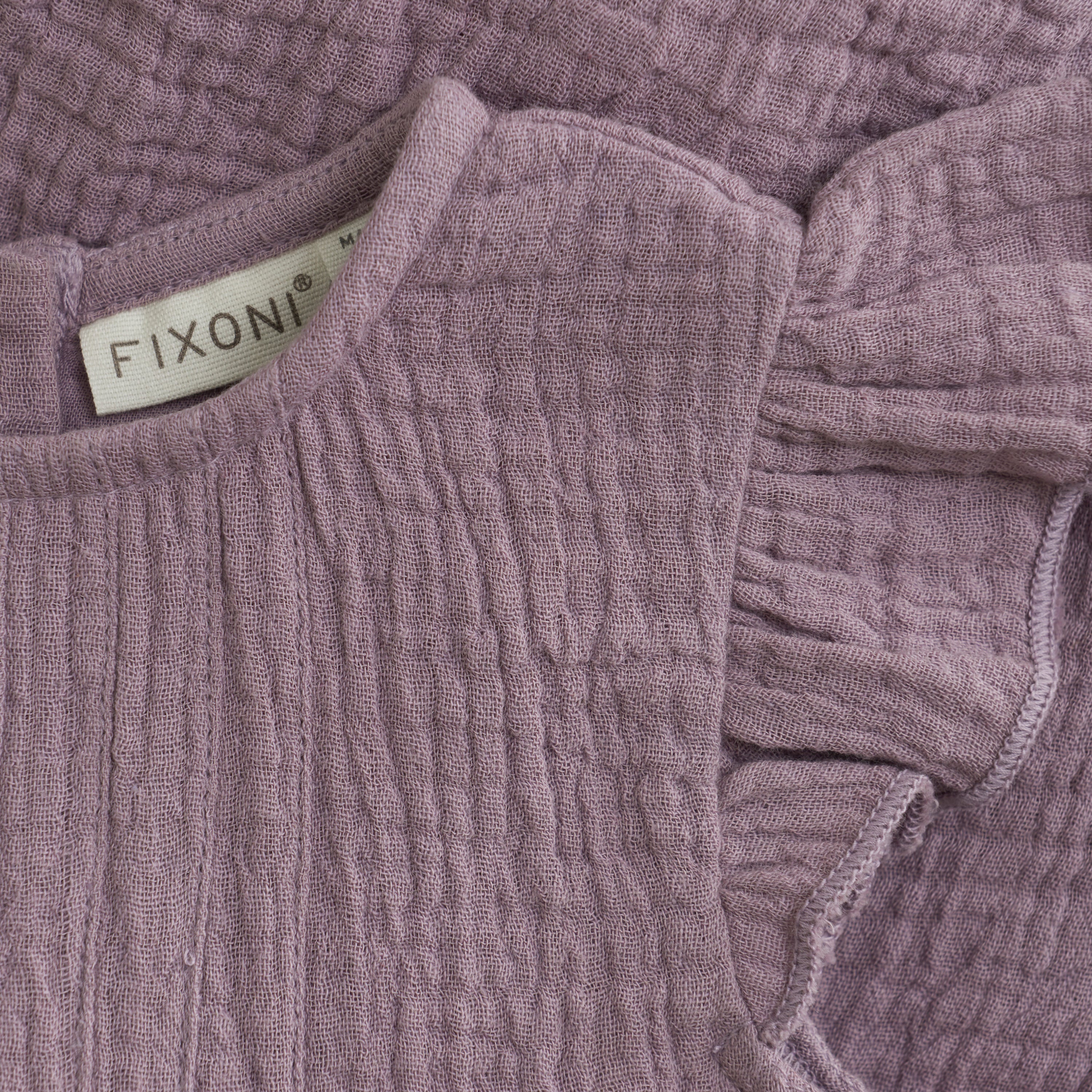 Kurzarm-Body mit Rüschen | Bio-Baumwolle GOTS-zertifiziert