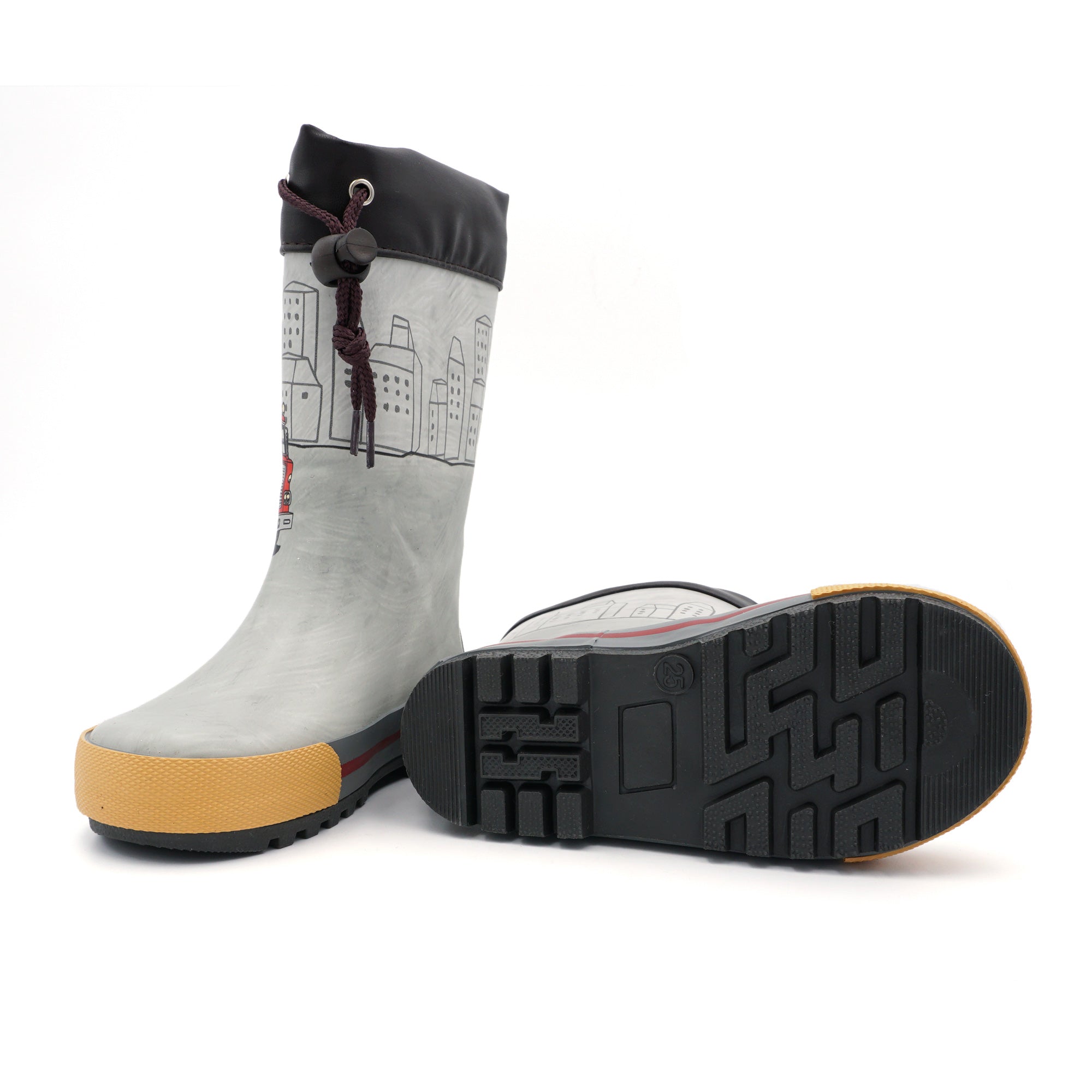 Gummistiefel „Feuerwehr“ – robust, 100 % wasserdicht & aus Naturkautschuk