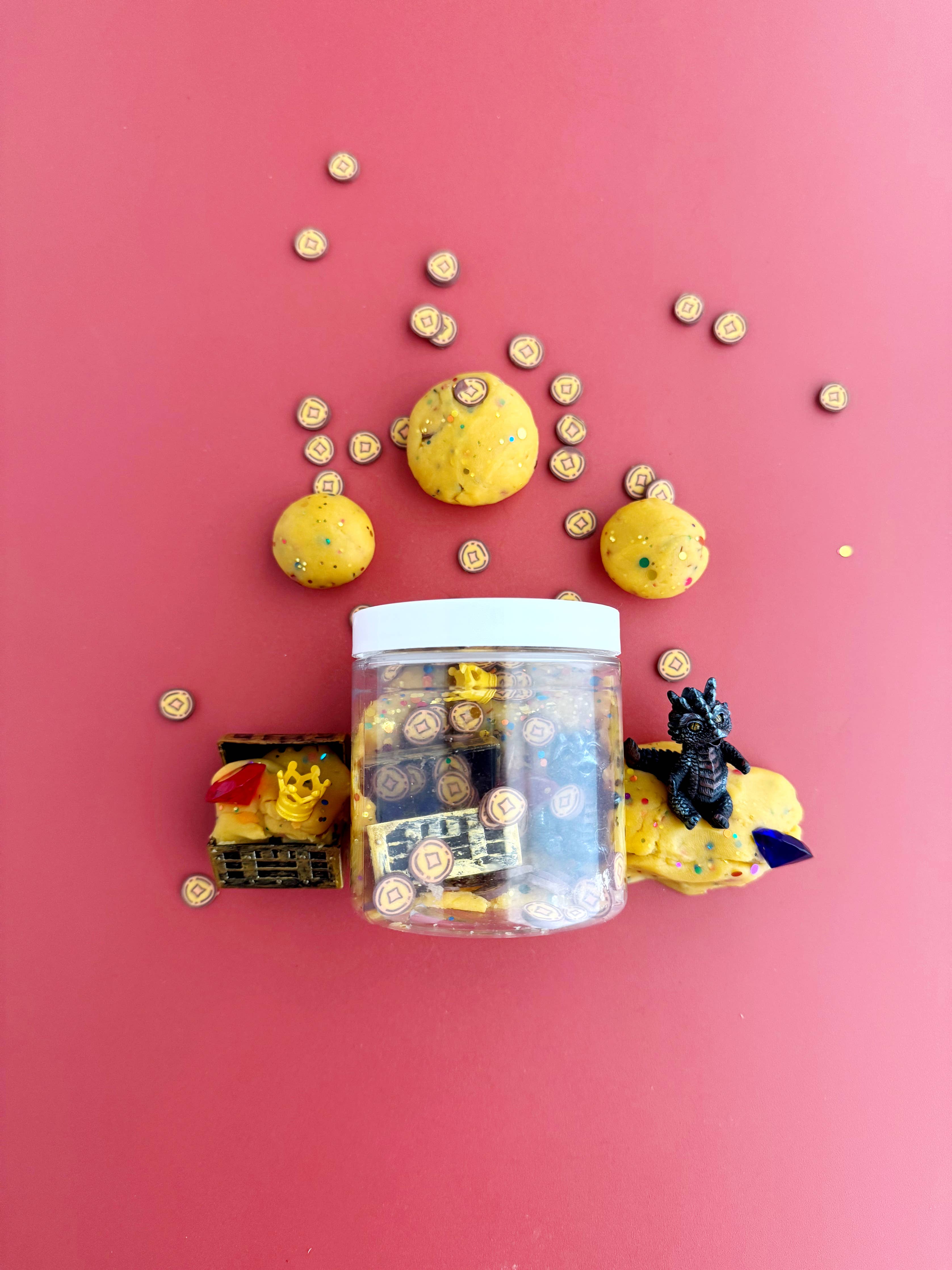Drachen-Schatz Mini-Teig-zum-Mitnehmen - nila kids