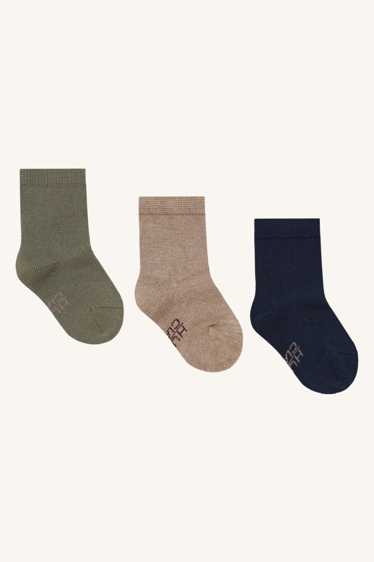 Hust and Claire Foty 3er Pack Wolle-Bambus Socken More navy
