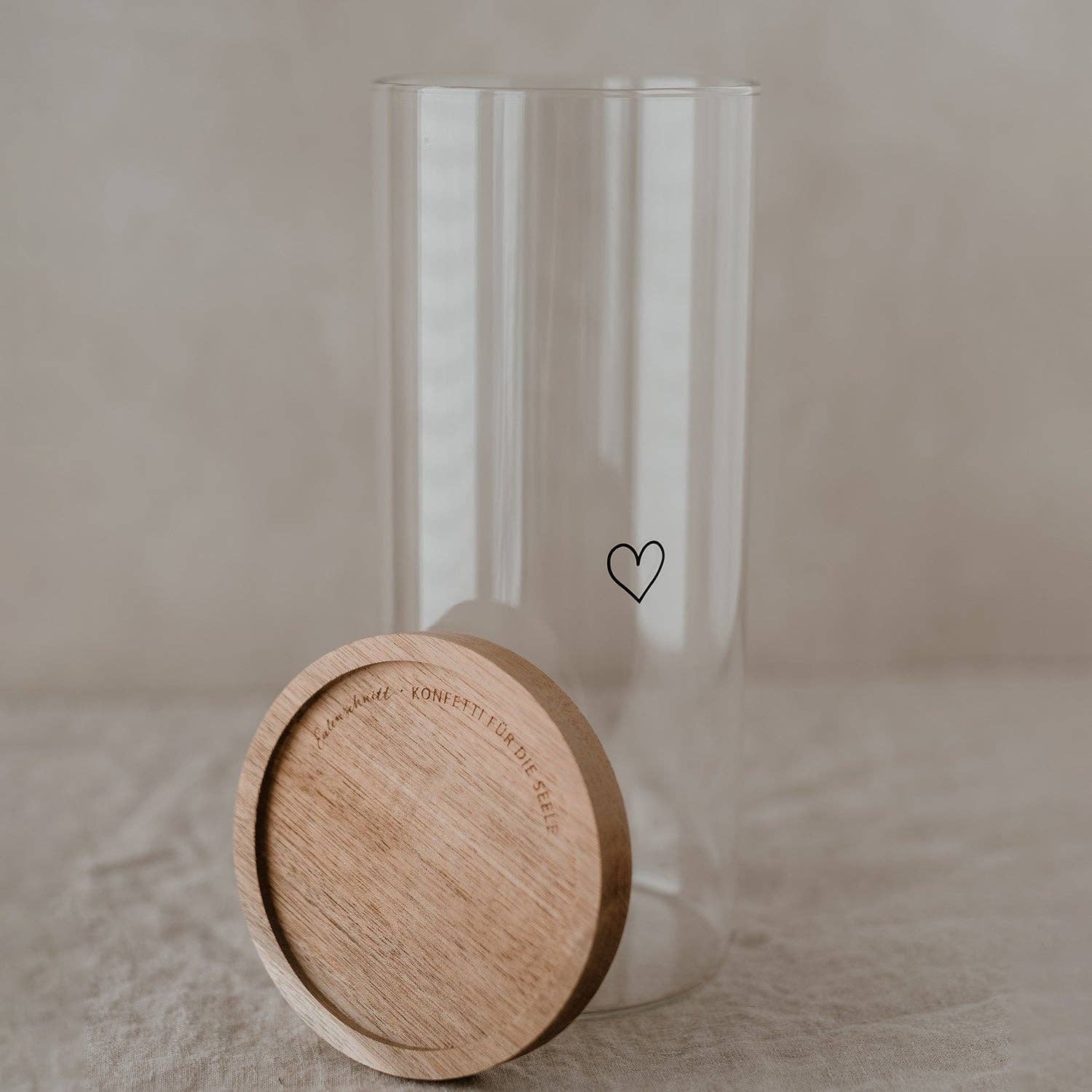 Vorratsglas Herz 25cm
