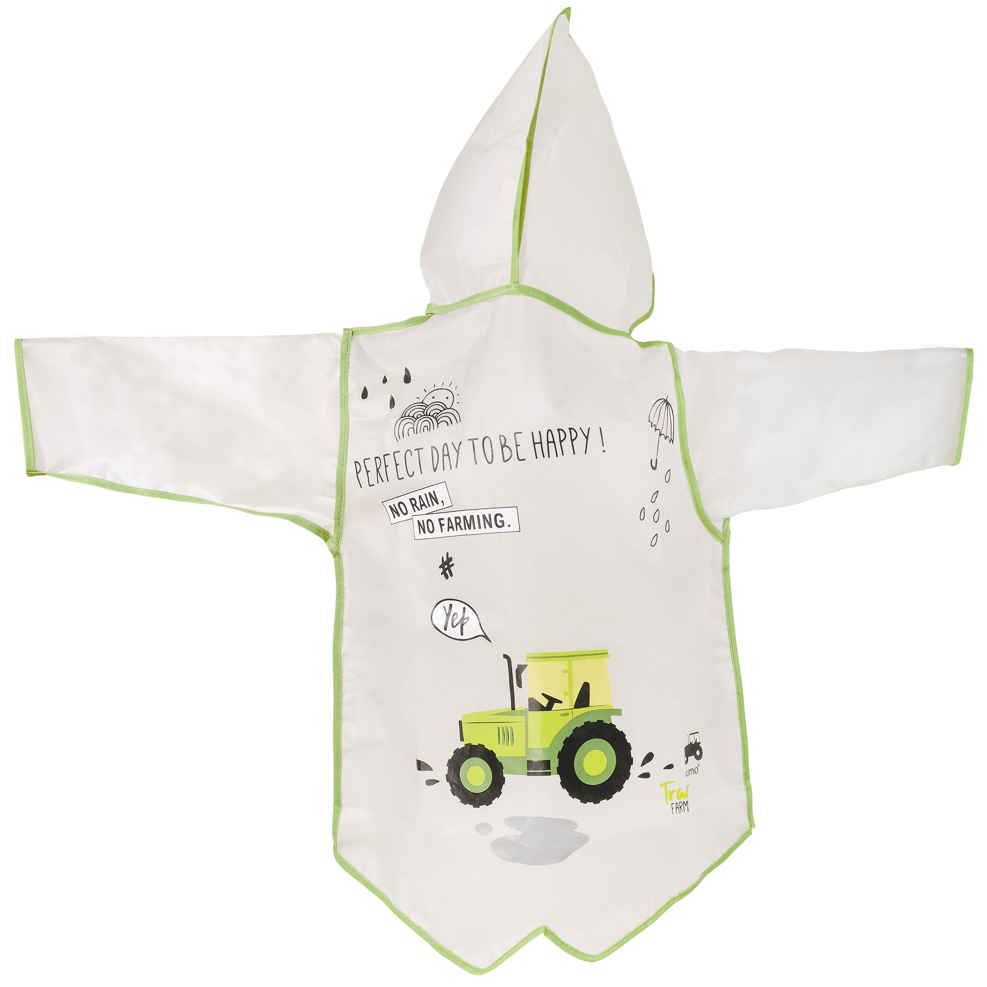 Kinder-Regenmantel mit Traktor-Motiv – leicht, wetterfest & ideal für unterwegs