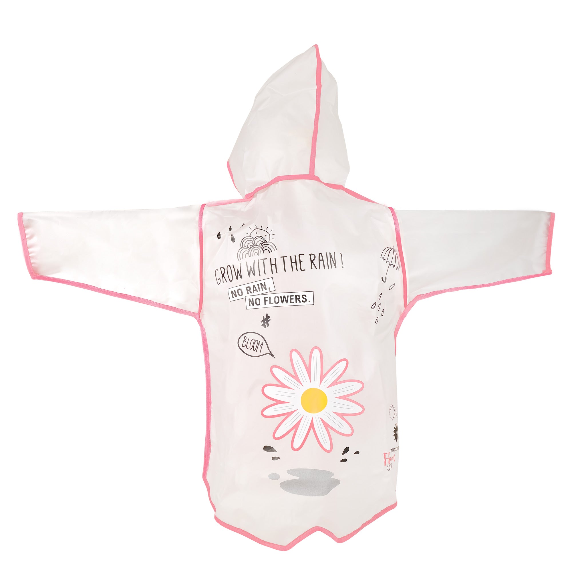 Regenmantel „Margerite“ – Faltbar & wasserdicht mit Blumenprint