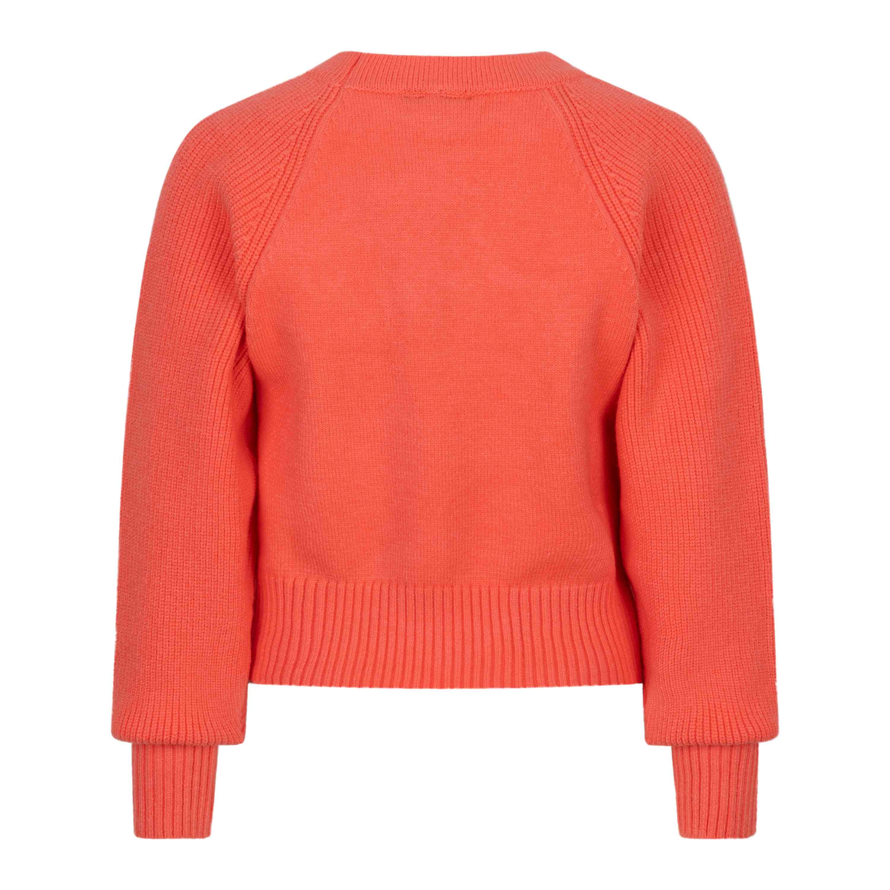 Strickpullover in Lachs