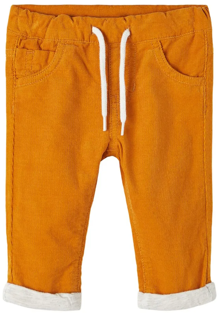 Cordhose Baby gelb
