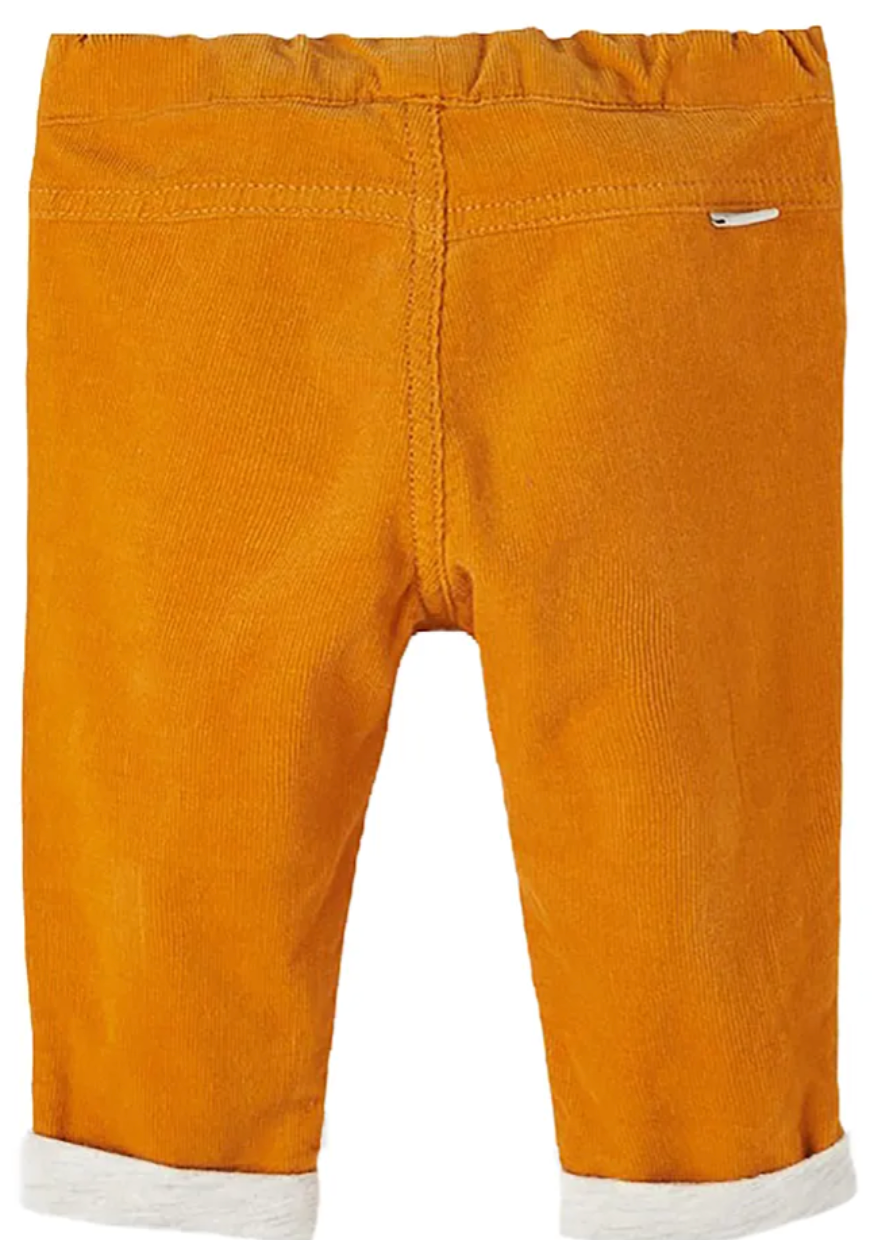 Cordhose Baby gelb