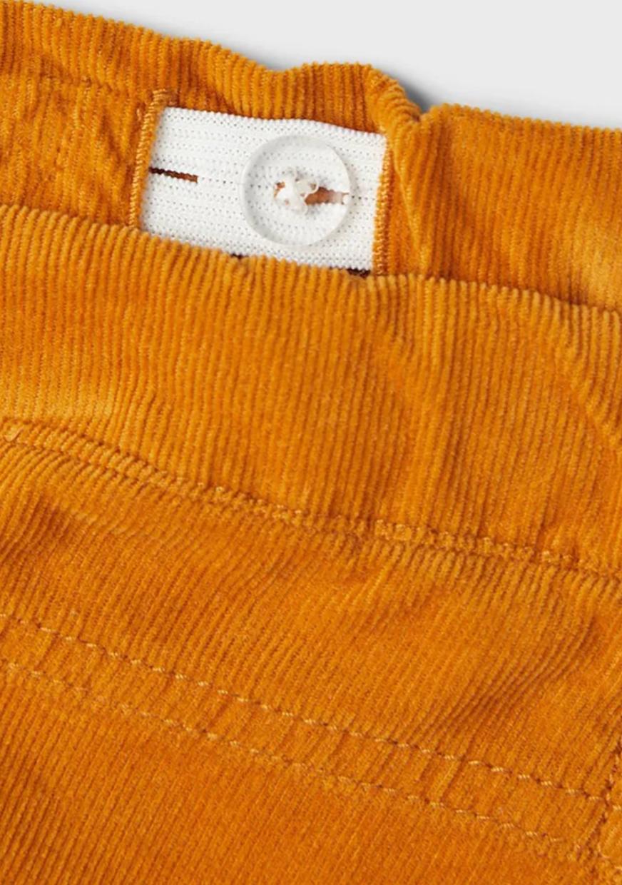 Cordhose Baby gelb