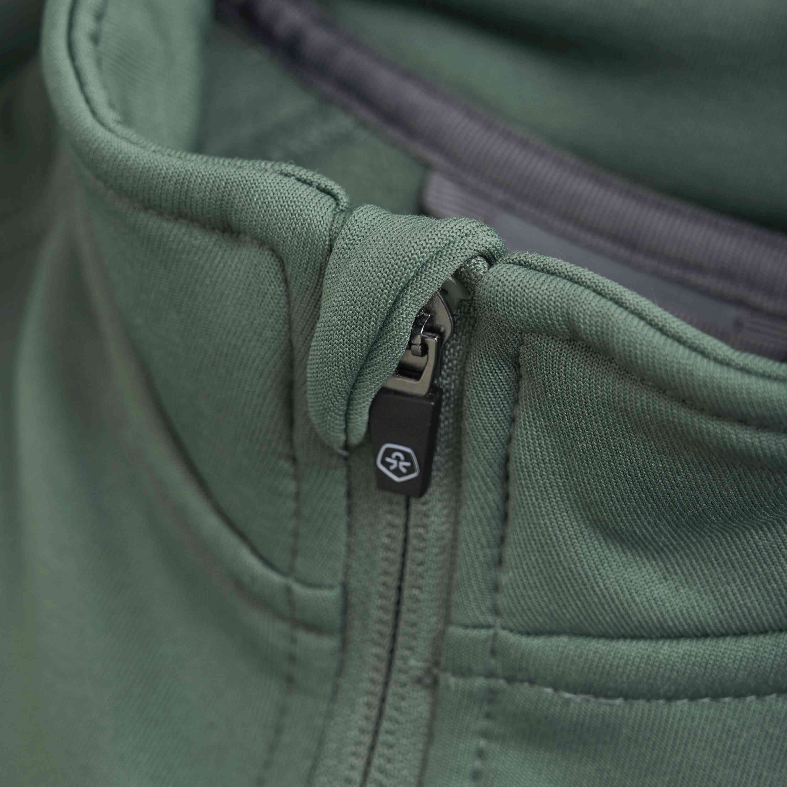 Color Kids Fleece Jacke grün