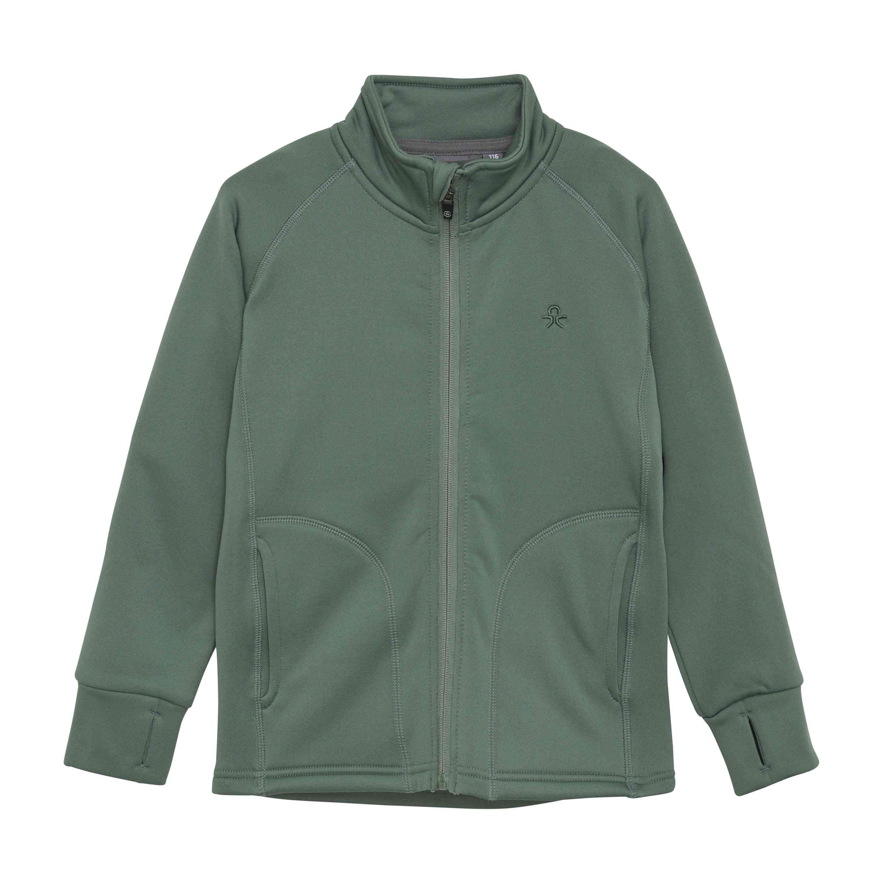 Color Kids Fleece Jacke grün