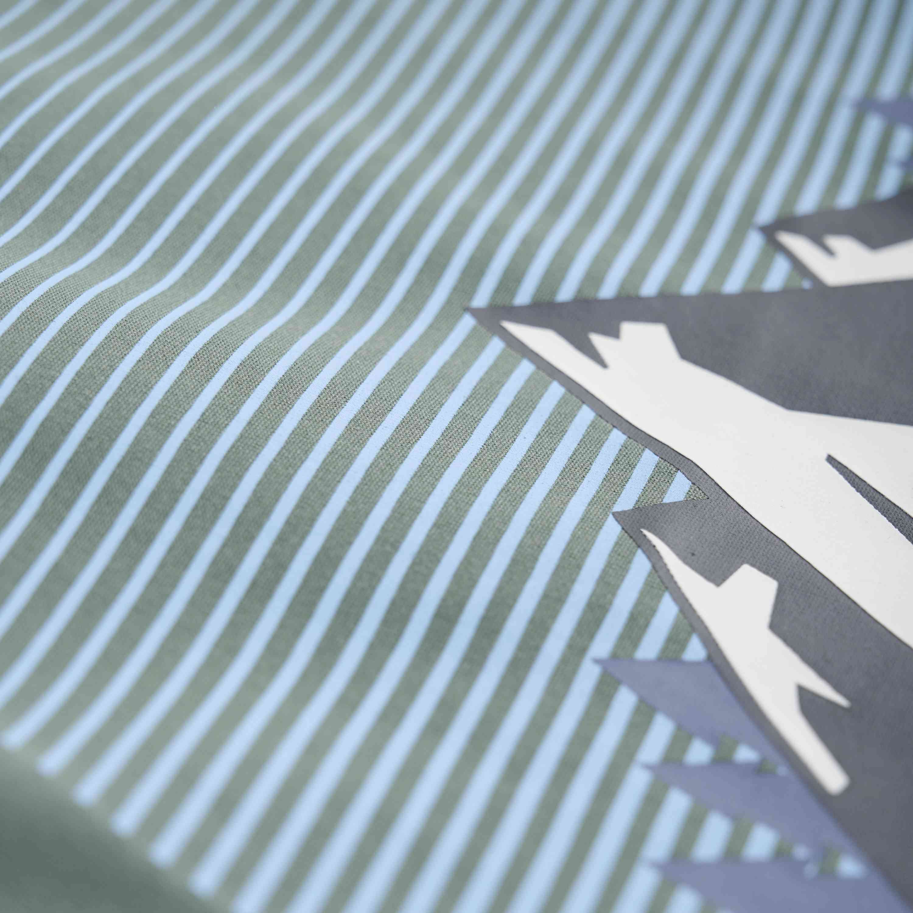 Color Kids T-Shirt grün mit Print